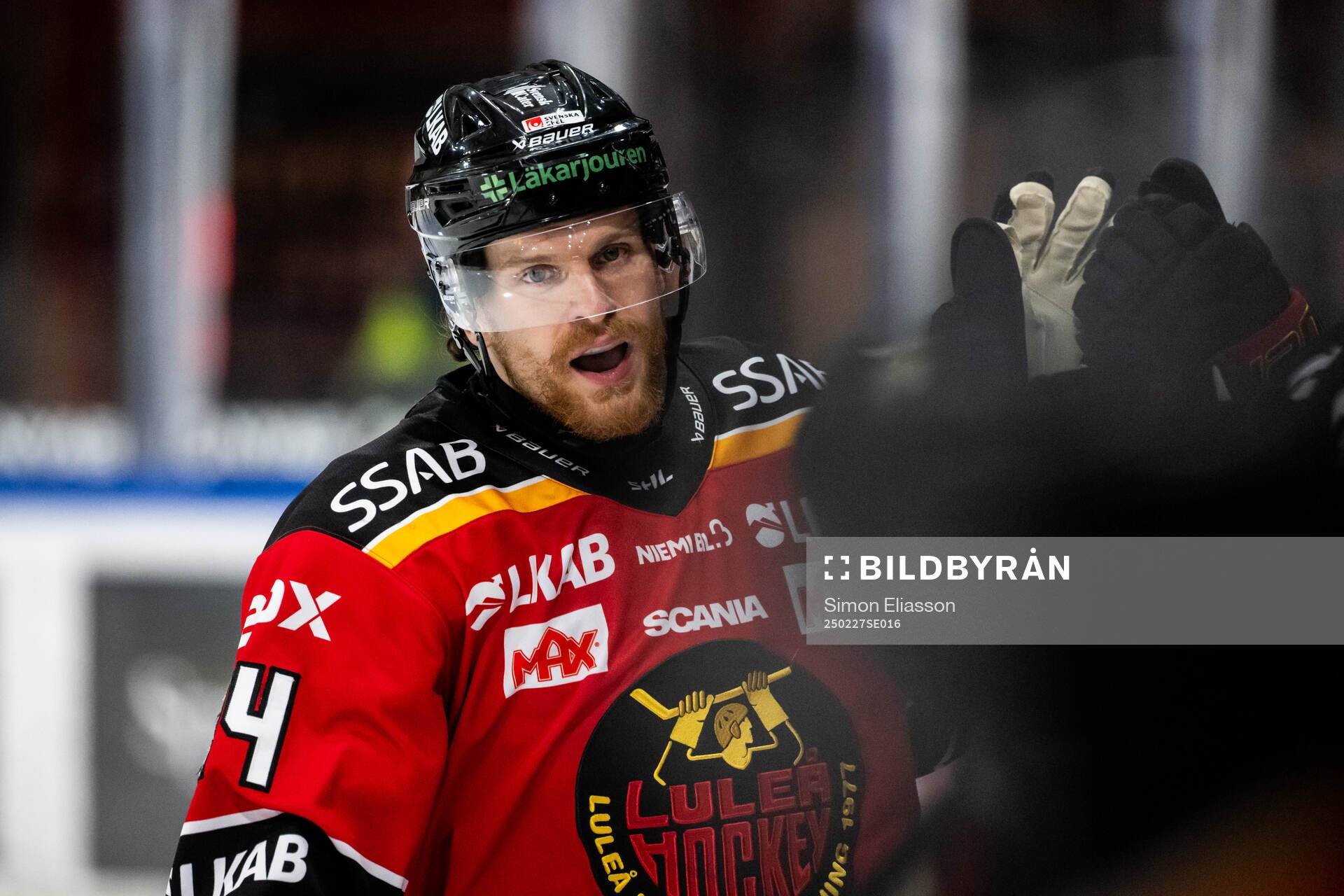 Luleås Brendan Shinnimin jublar