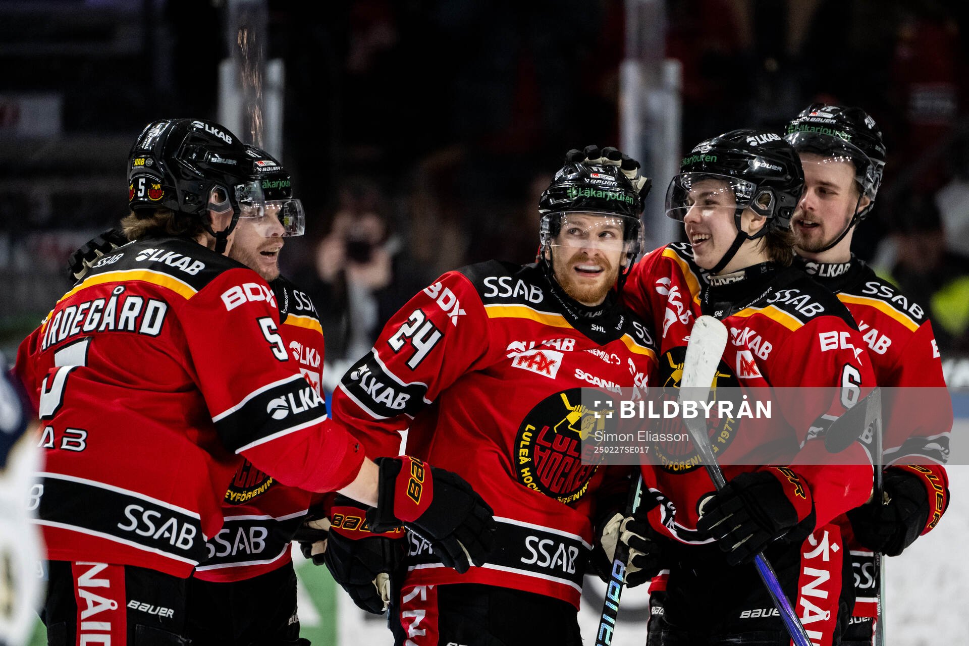 Luleås Brendan Shinnimin jublar