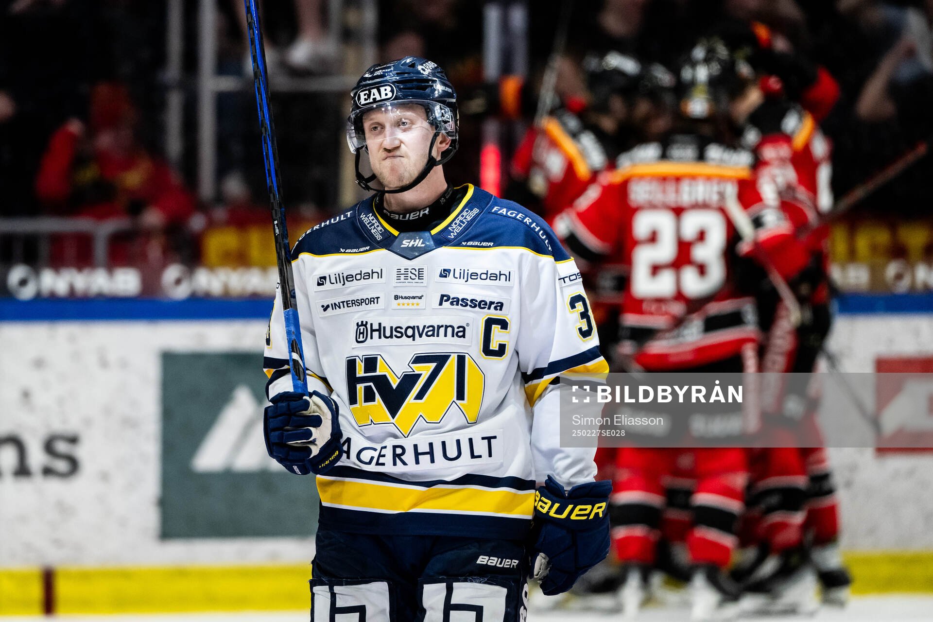HV71s Olle Alsing deppar