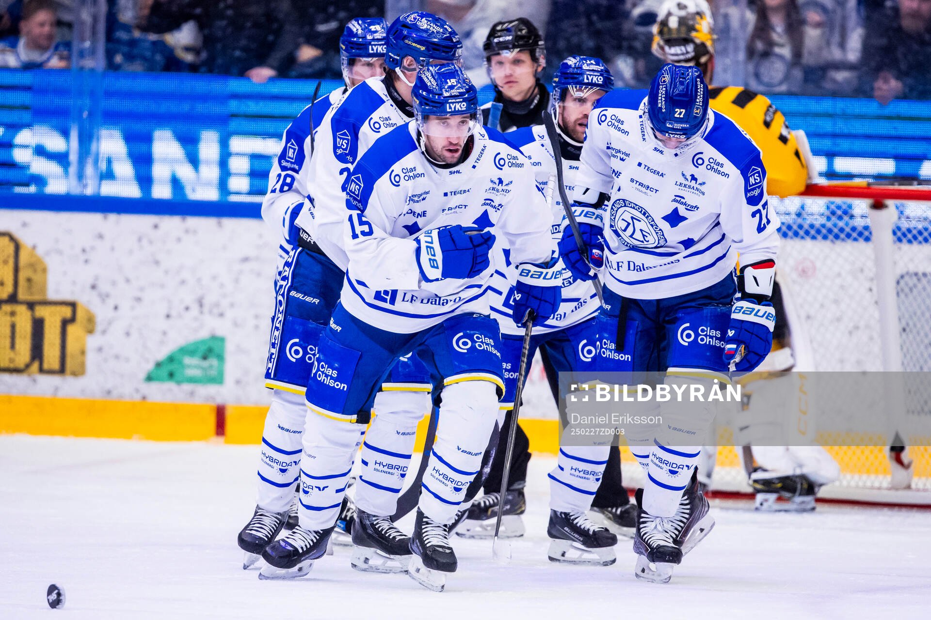 Leksands Max Veronneau jublar