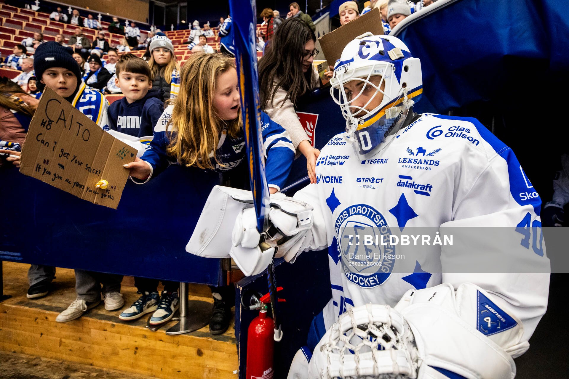 Leksands målvakt Mantas Armalis