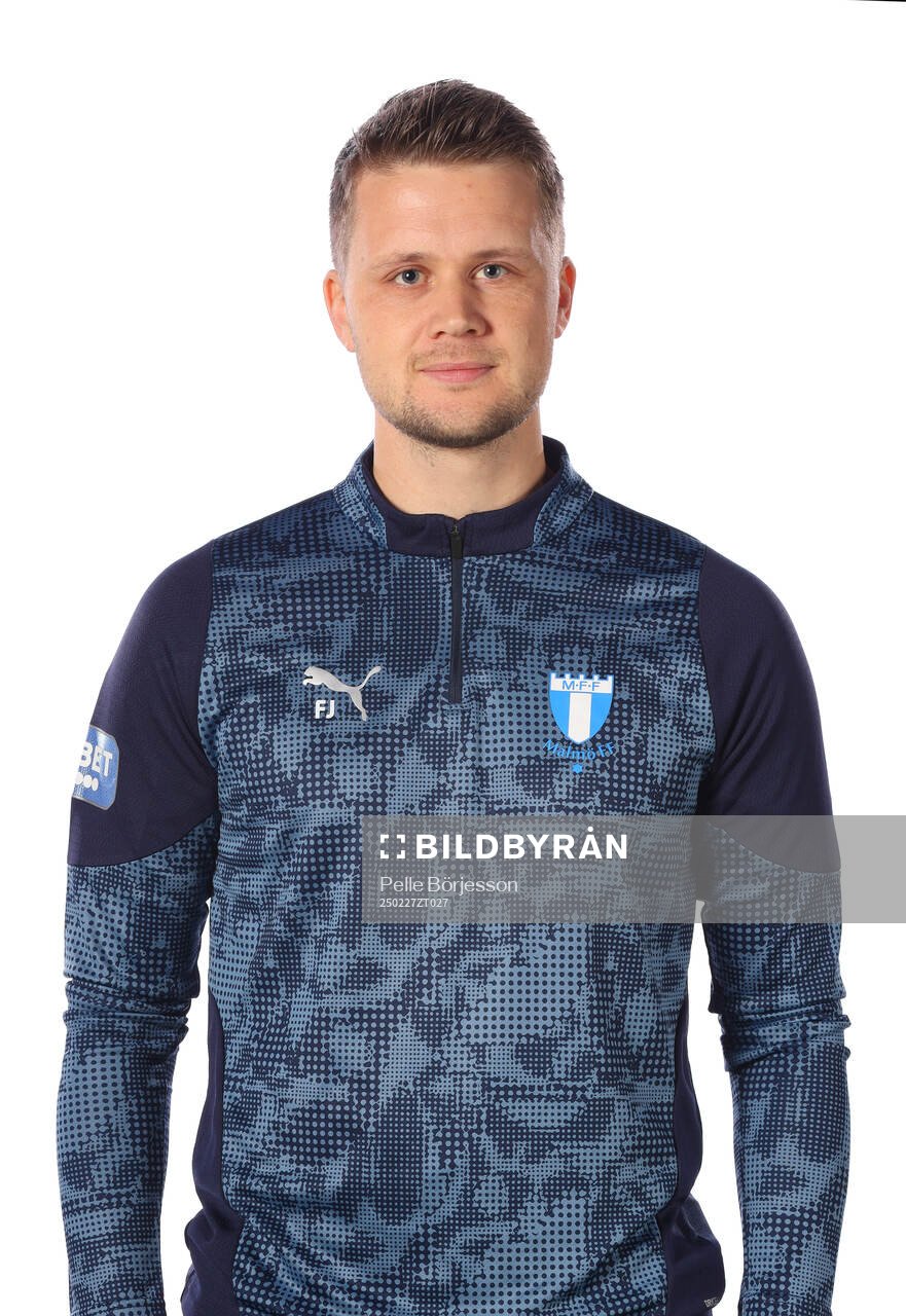 Malmö FFs övergångstränare Fred Jähnke poserar för ett porträtt den 27 februari 2025 i Malmö.