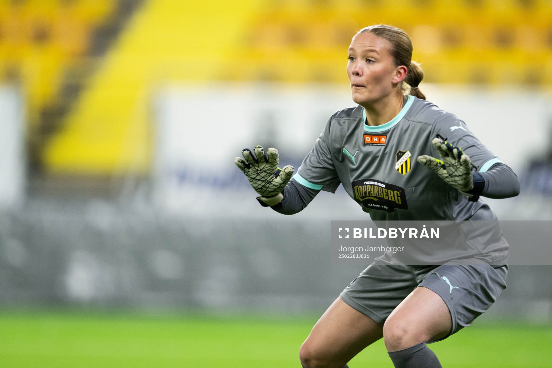 Häckens målvakt Hanna Karlsson