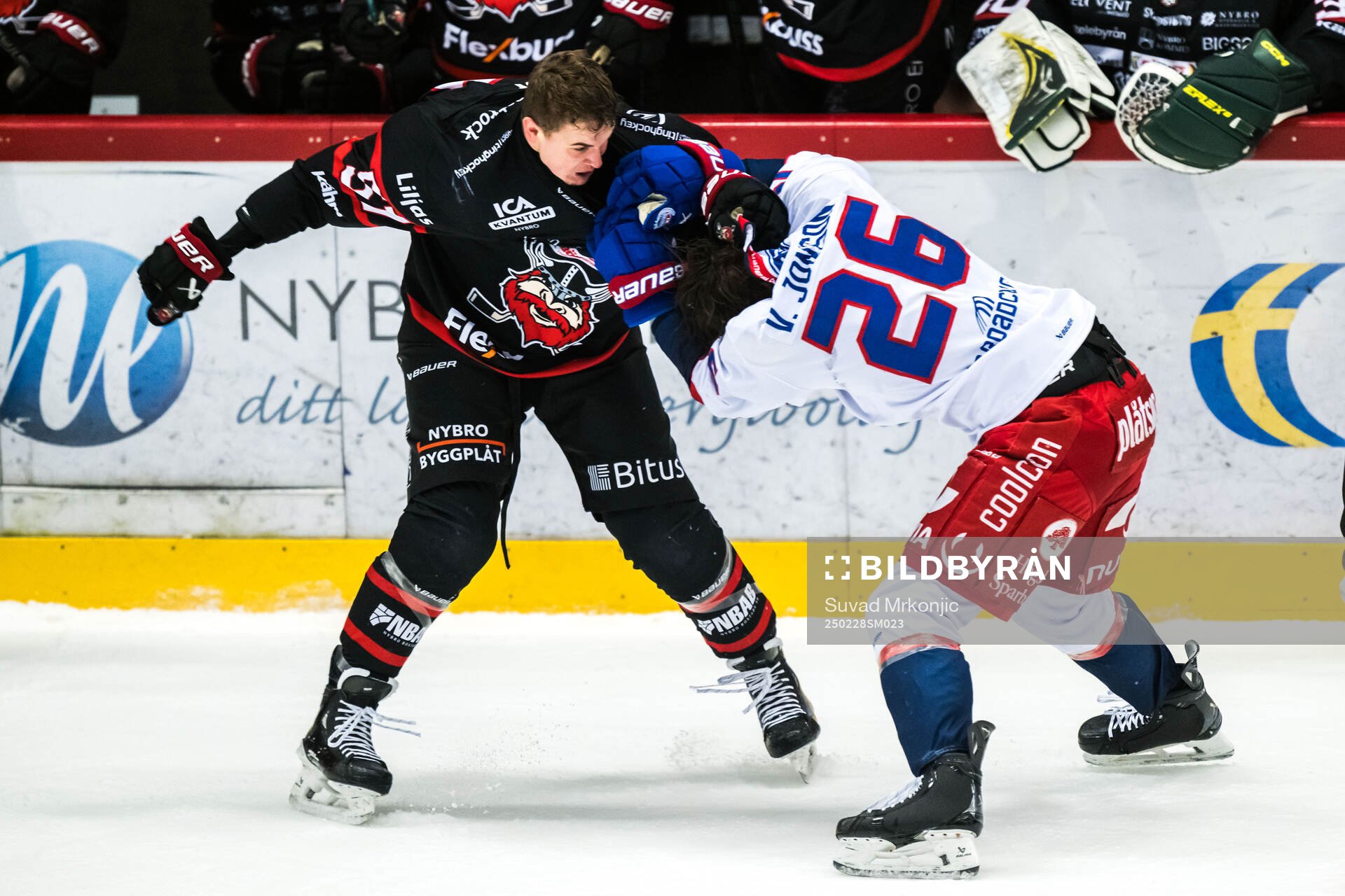Nybros Radek Muzik och Oskarshamns Ville Jonsson