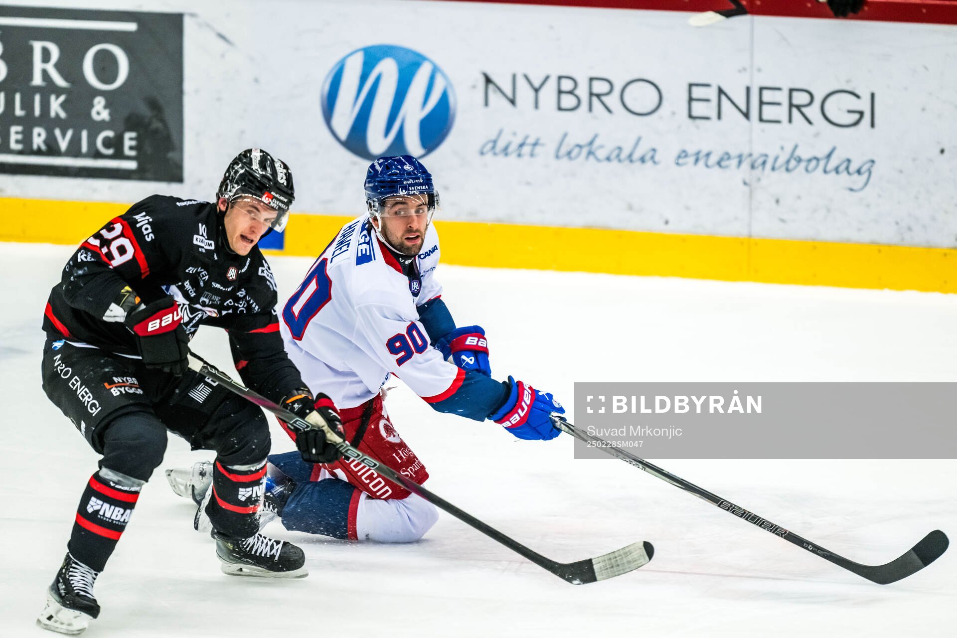 Nybros Louis Boudon och Oskarshamns Liam Hawel