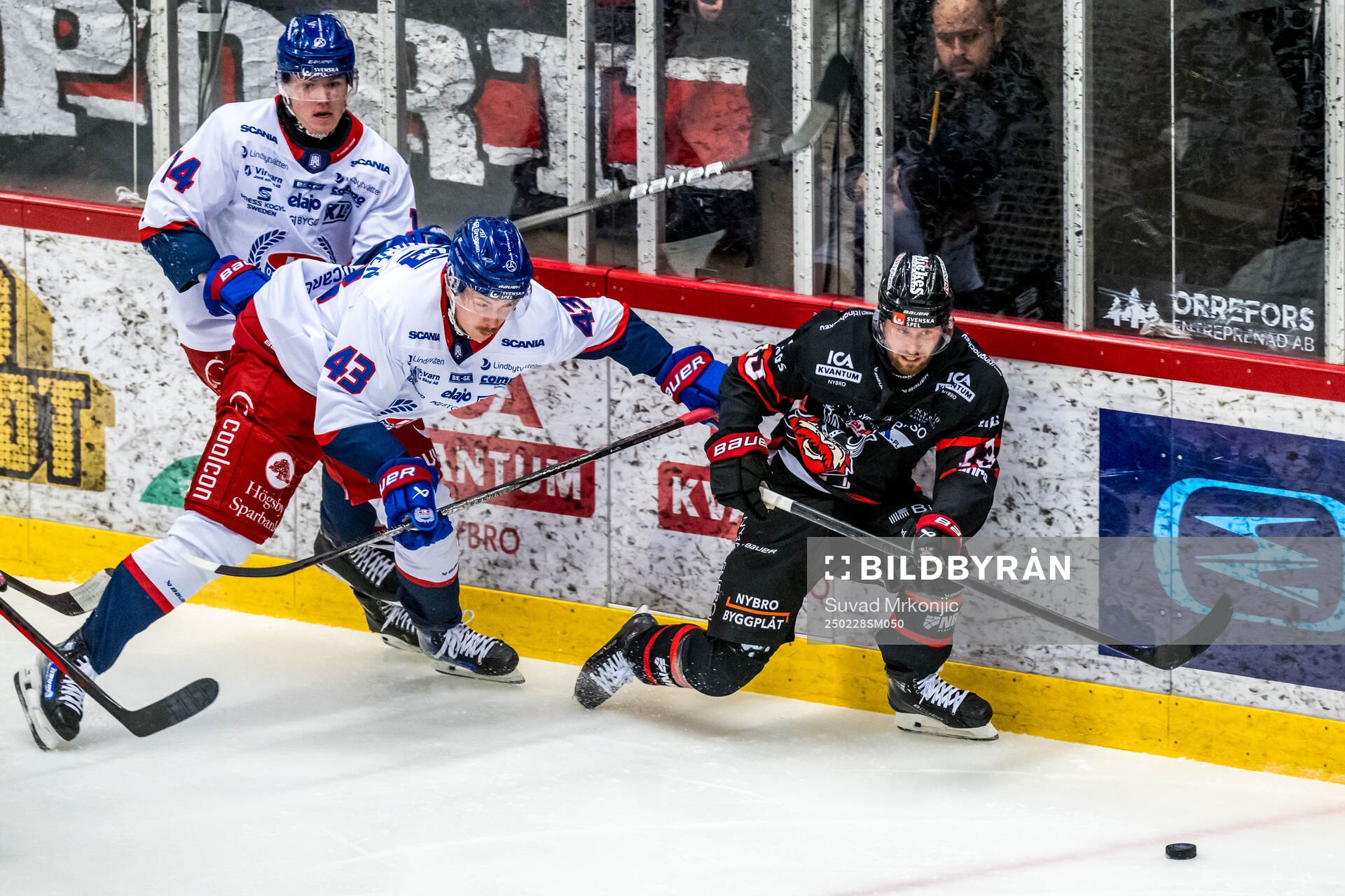 Oskarshamns Sören Dietz Larsen och Nybros Erik Flood