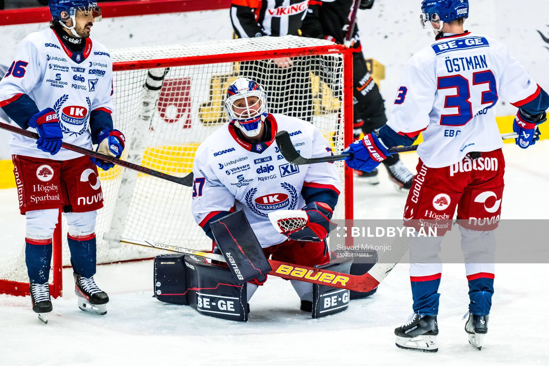 Oskarshamns målvakt Evan Cowley