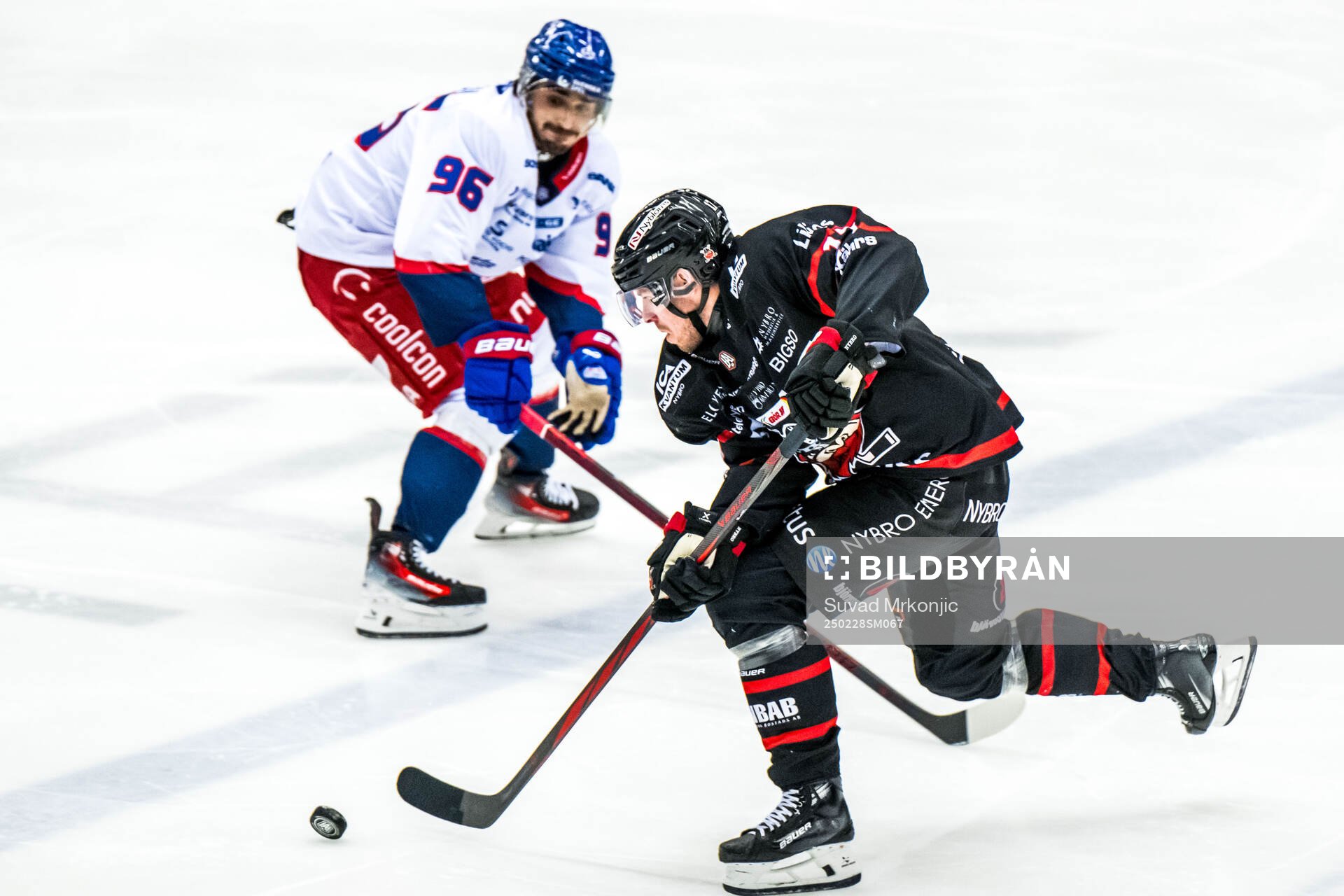 Oskarshamns Kevin Karlsson och Nybros Emil Forslund