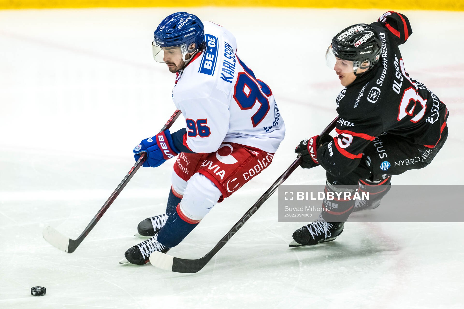 Oskarshamns Kevin Karlsson och Nybros Felix Olsson