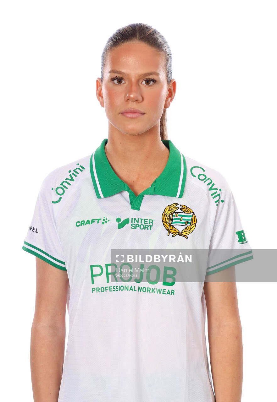 Hammarbys Bella Andersson poserar för ett porträtt den 28 februari 2025 i Stockholm.