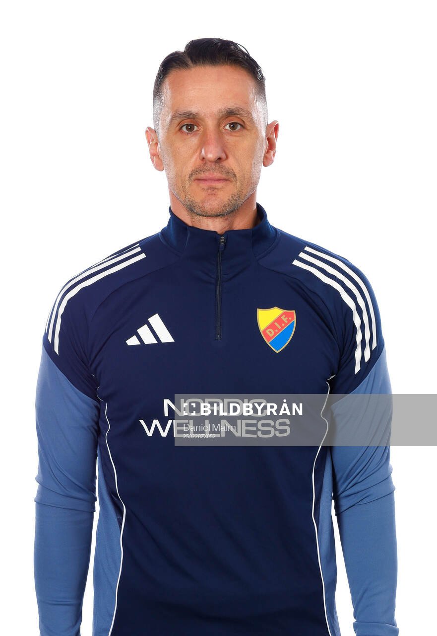 Djurgårdens målvaktstränare Nikos Gkoulios