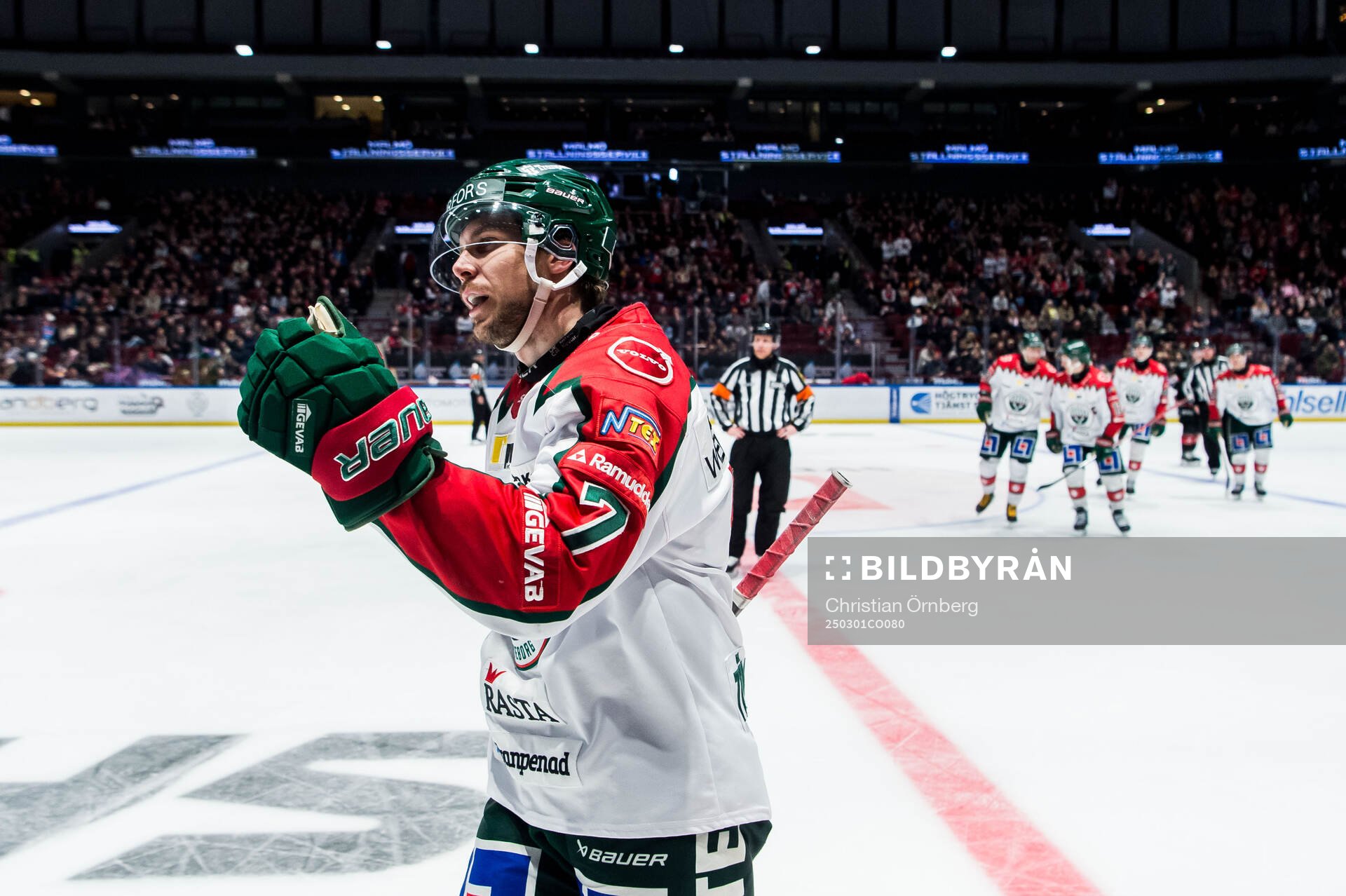 Frölundas Henrik Tömmernes jublar