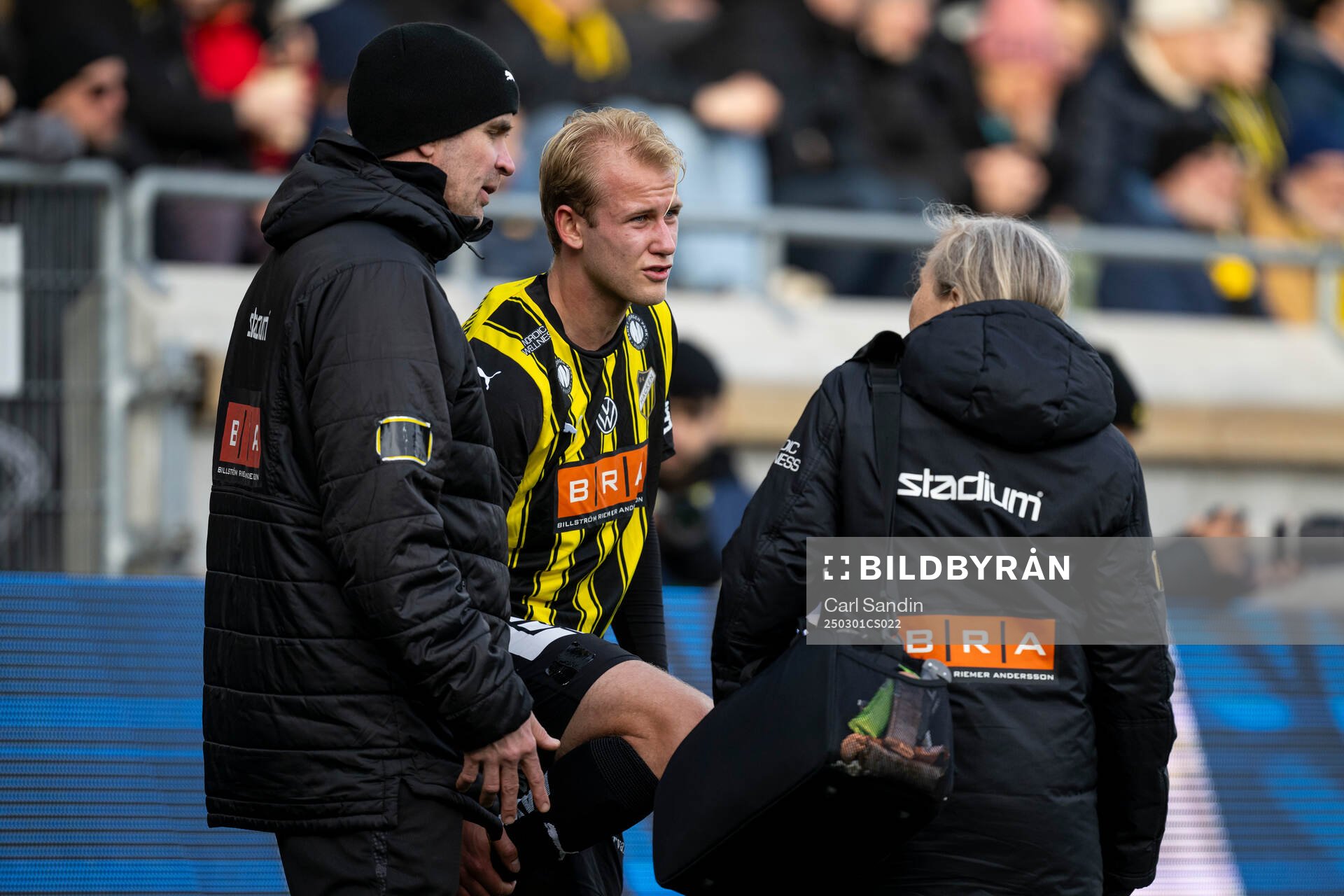 Häckens Harry Hilvenius har ont