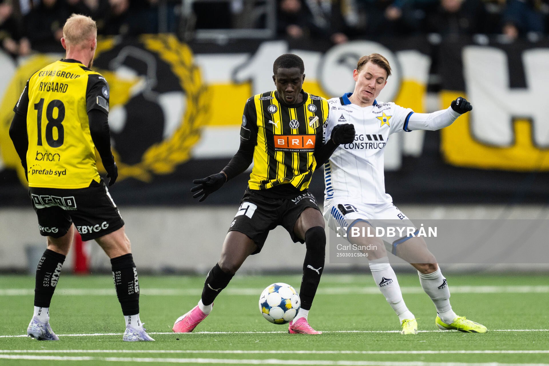 Häckens Abdoulaye Faye och Sirius Noel Milleskog