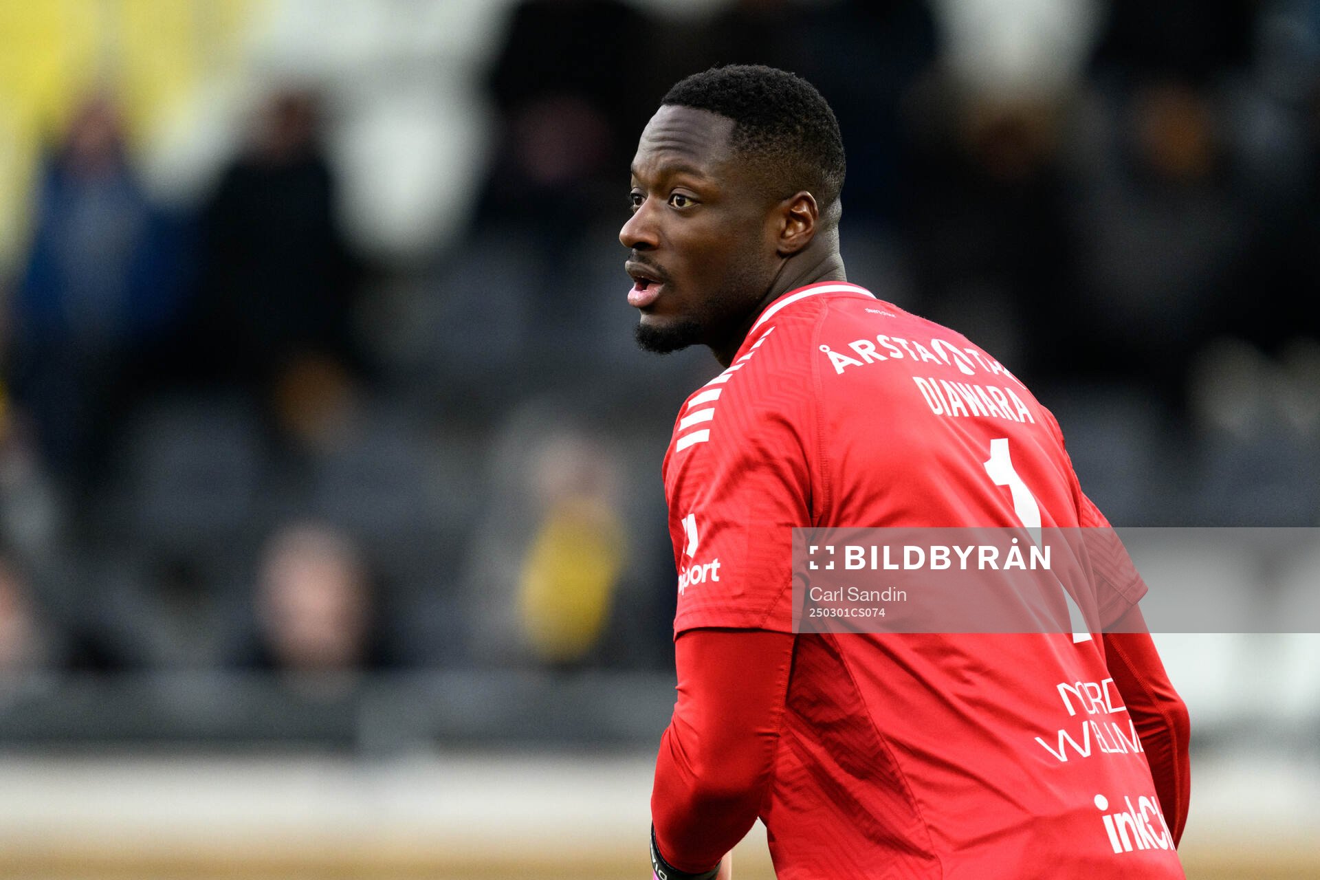 Sirius målvakt Ismael Diawara