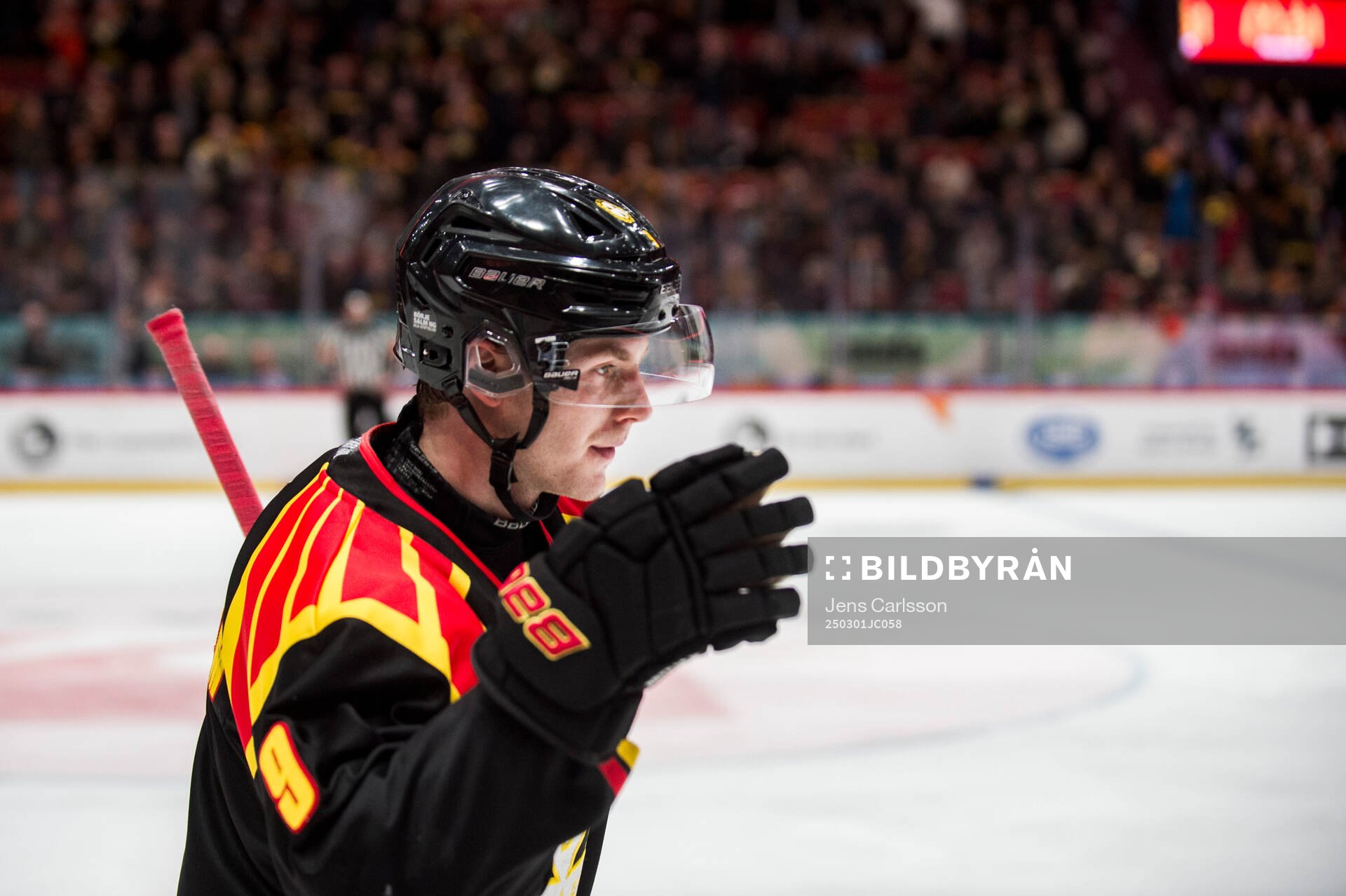 Brynäs Victor Söderström jublar