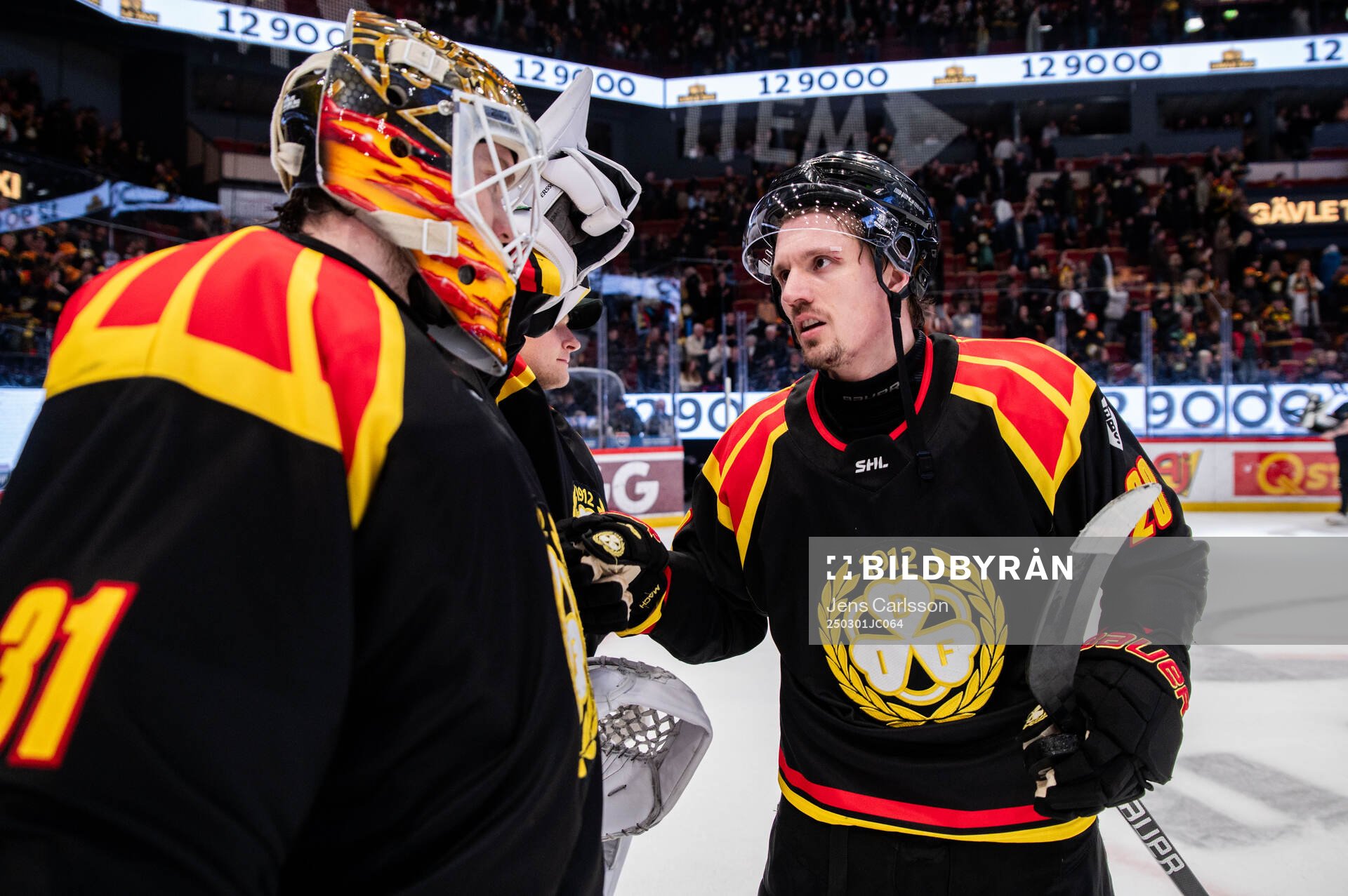 Brynäs Johannes Kinnvall jublar