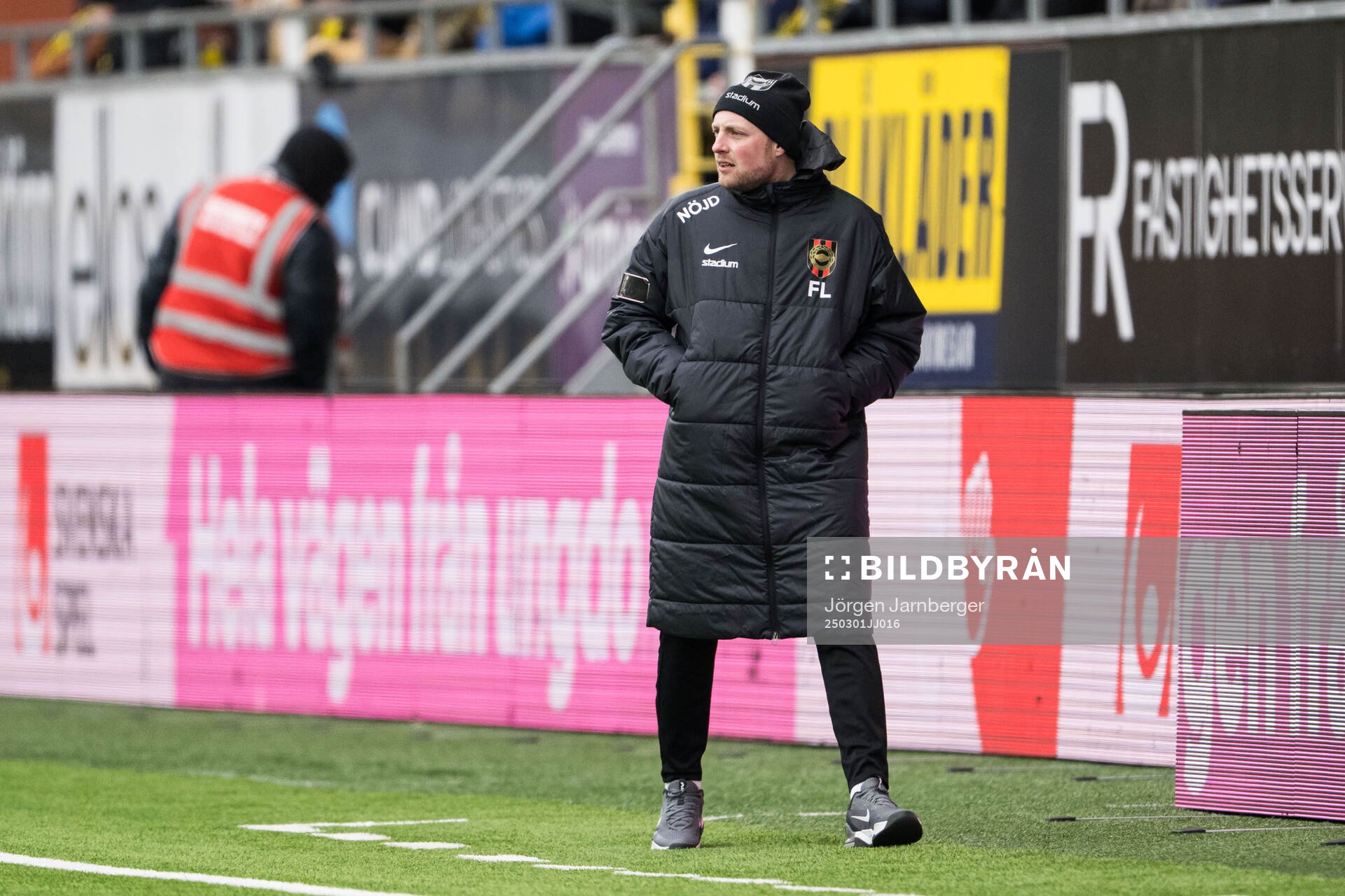 Brommapojkarnas tränare Fredrik Landén