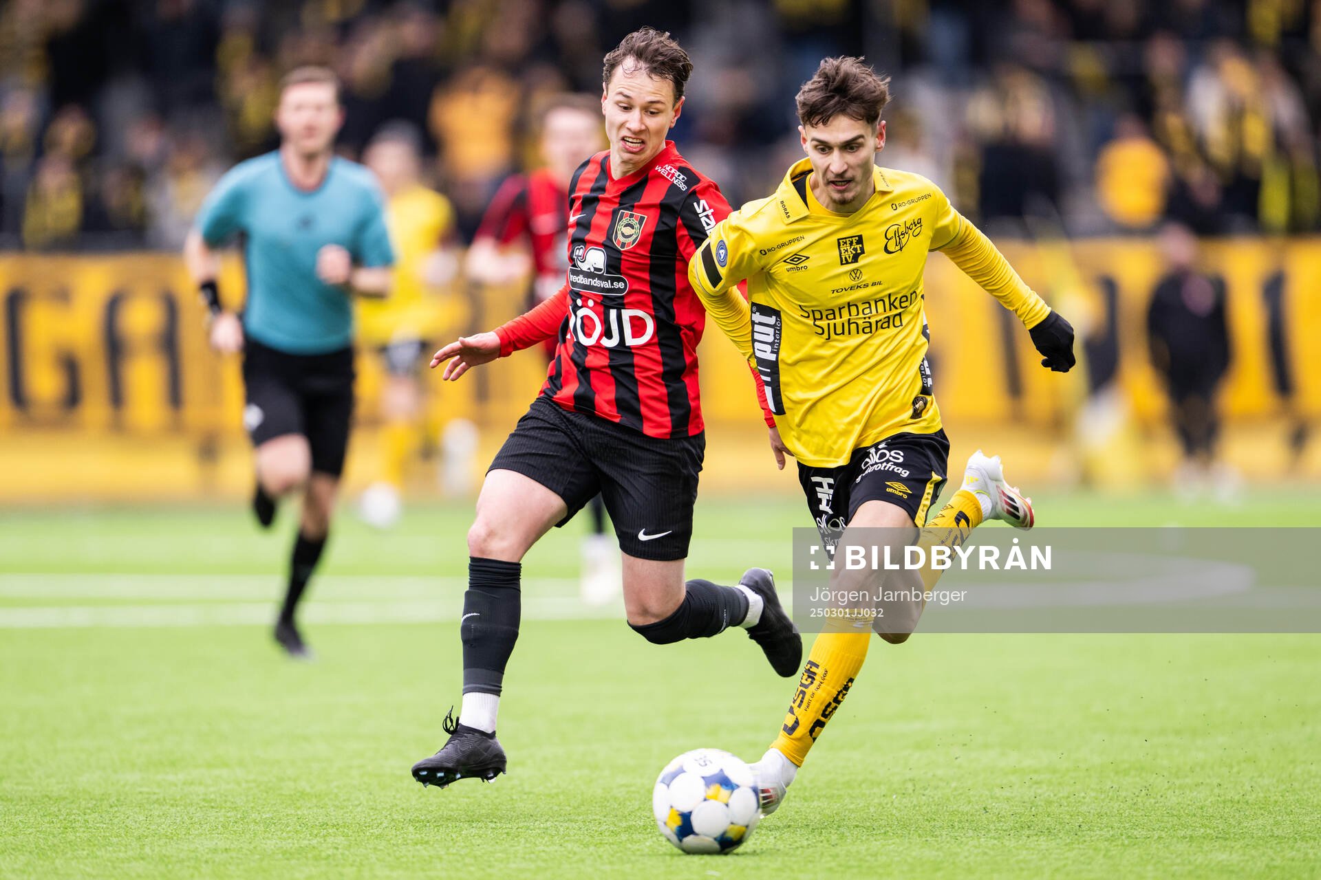 Brommapojkarnas Alex Timossi Andersson och Elfsborgs Camil