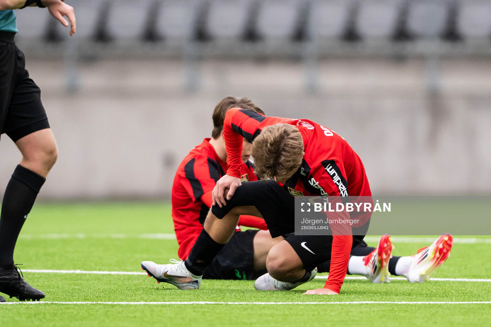 Brommapojkarnas Wilmer Odefalk deppar