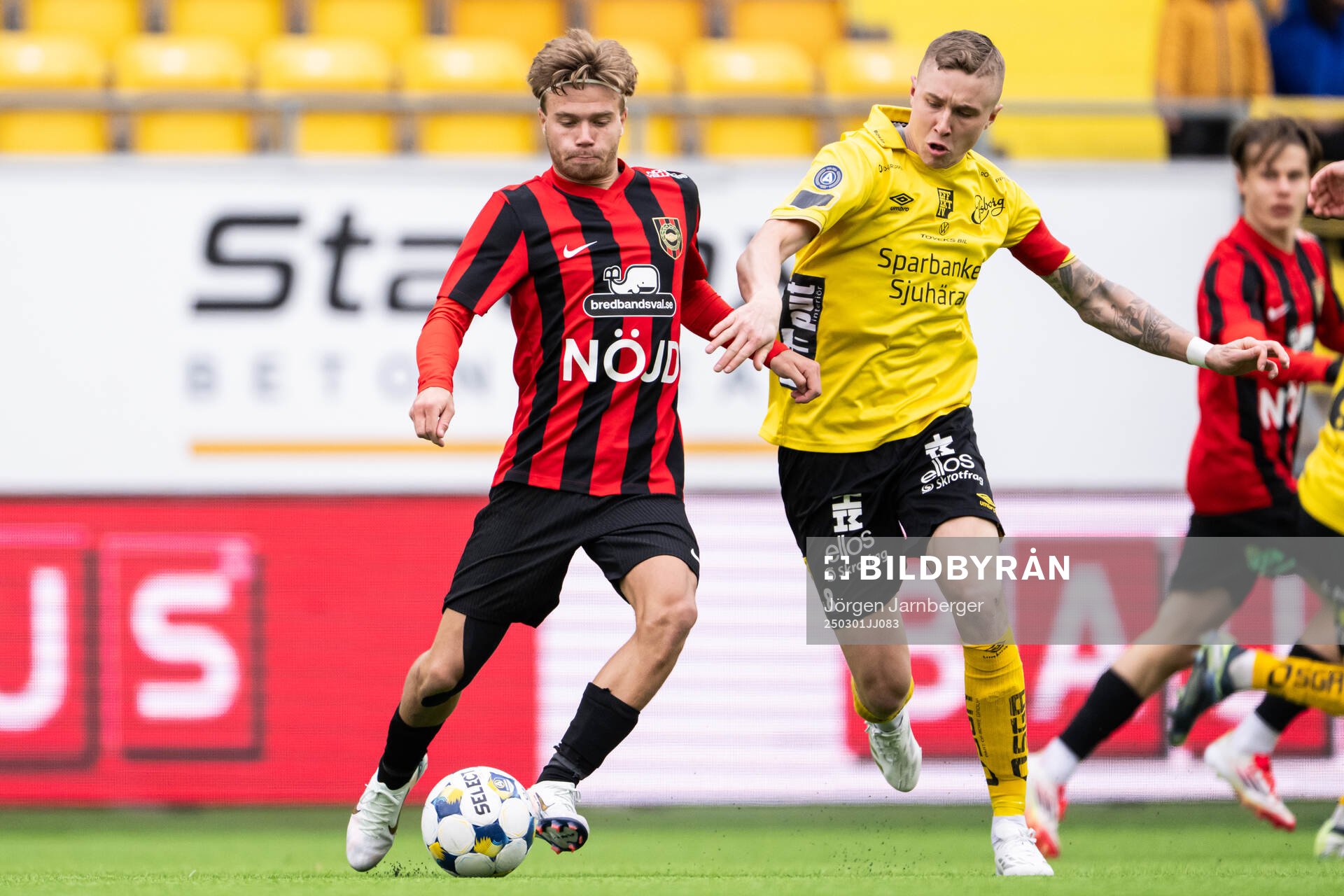 Brommapojkarnas Wilmer Odefalk och Elfsborgs Sebastian
