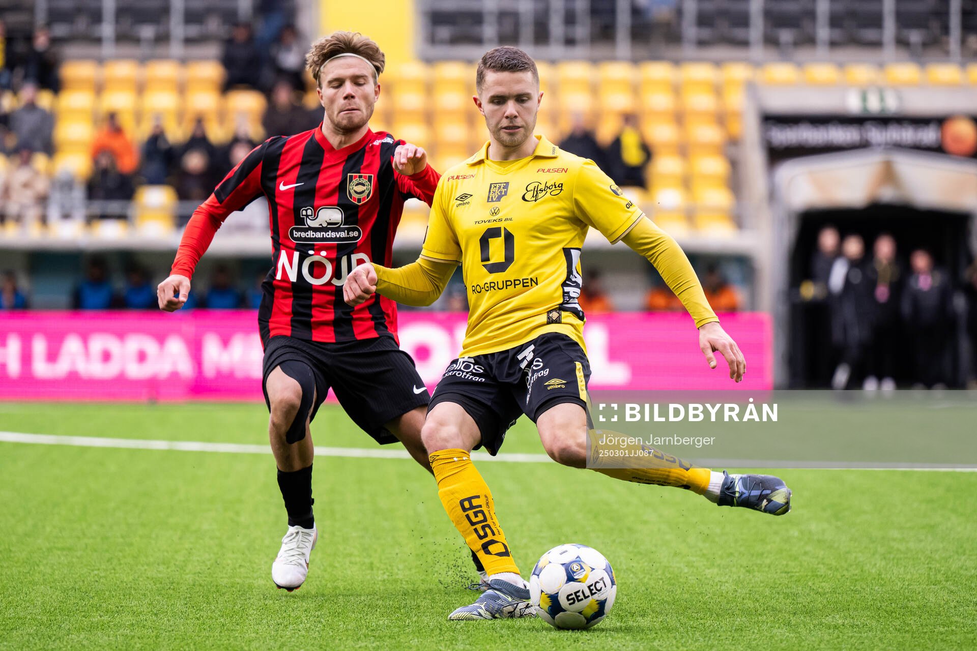 Brommapojkarnas Wilmer Odefalk och Elfsborgs Julius