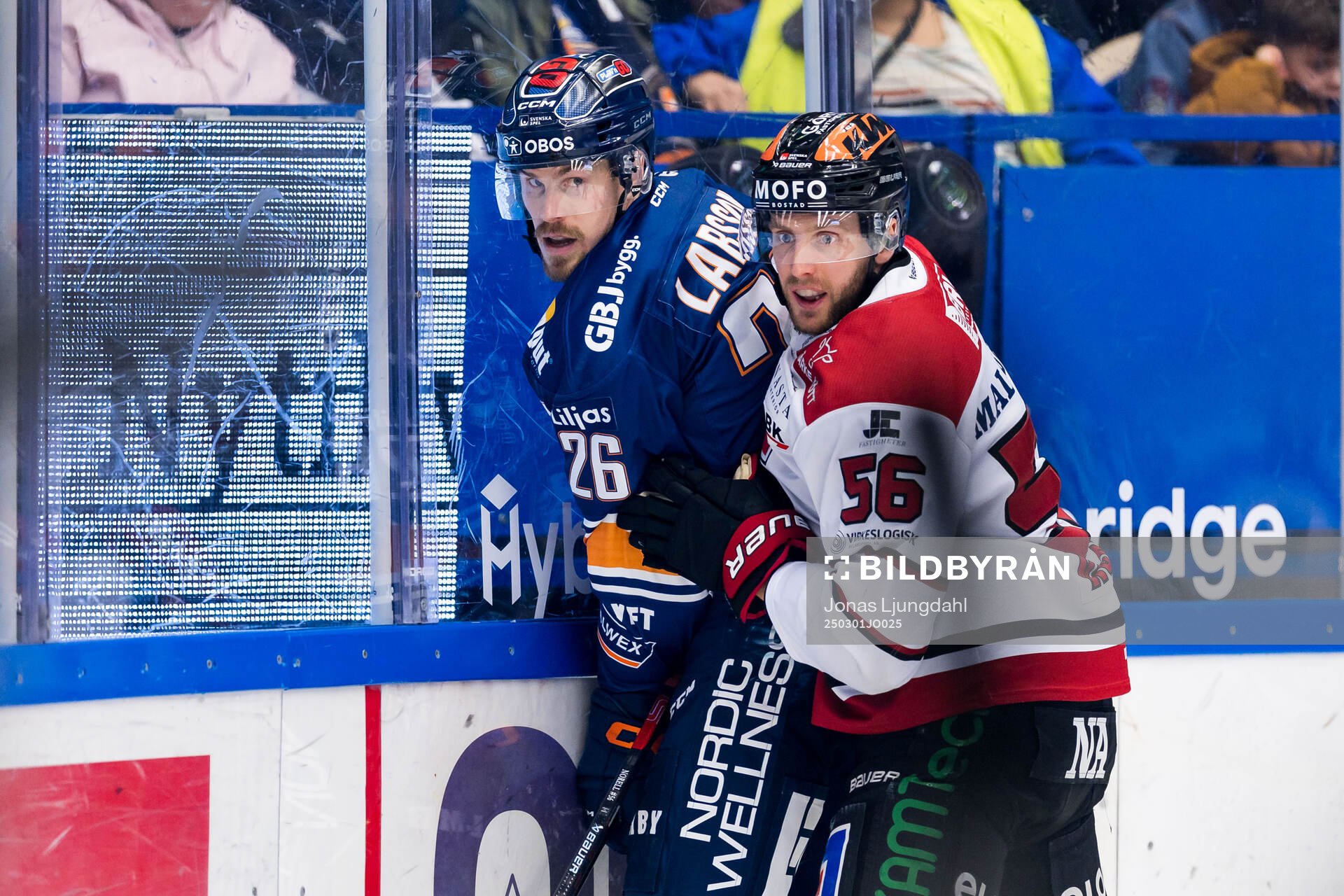 Växjös Emil Larsson och Örebros Robin Norell