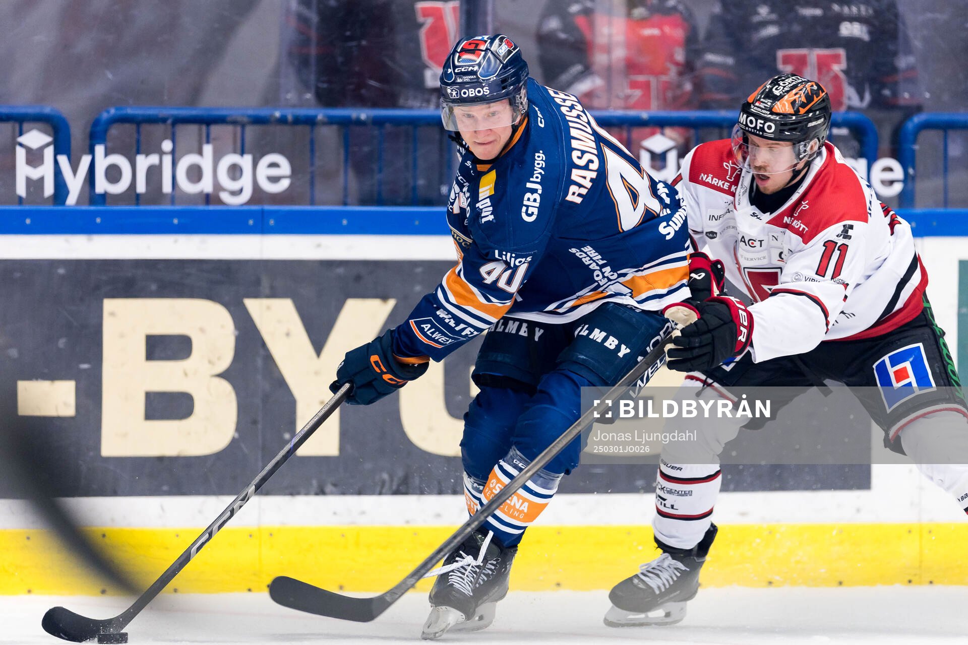 Växjös Dennis Rasmussen och Örebros Kalle Kossila