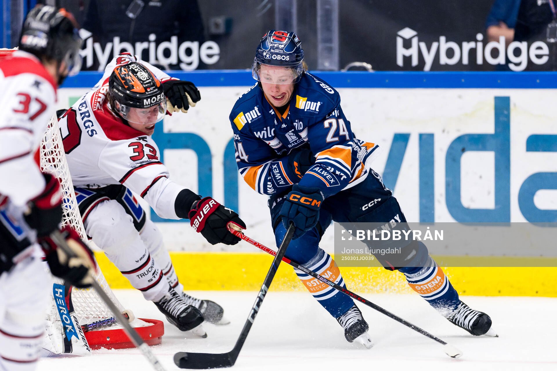 Örebros Christopher Mastomäki och Växjös Karl Henriksson