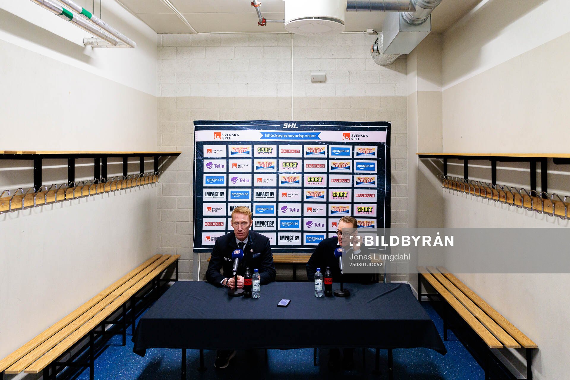 Växjös tränare Jörgen Jönsson och Örebros tränare