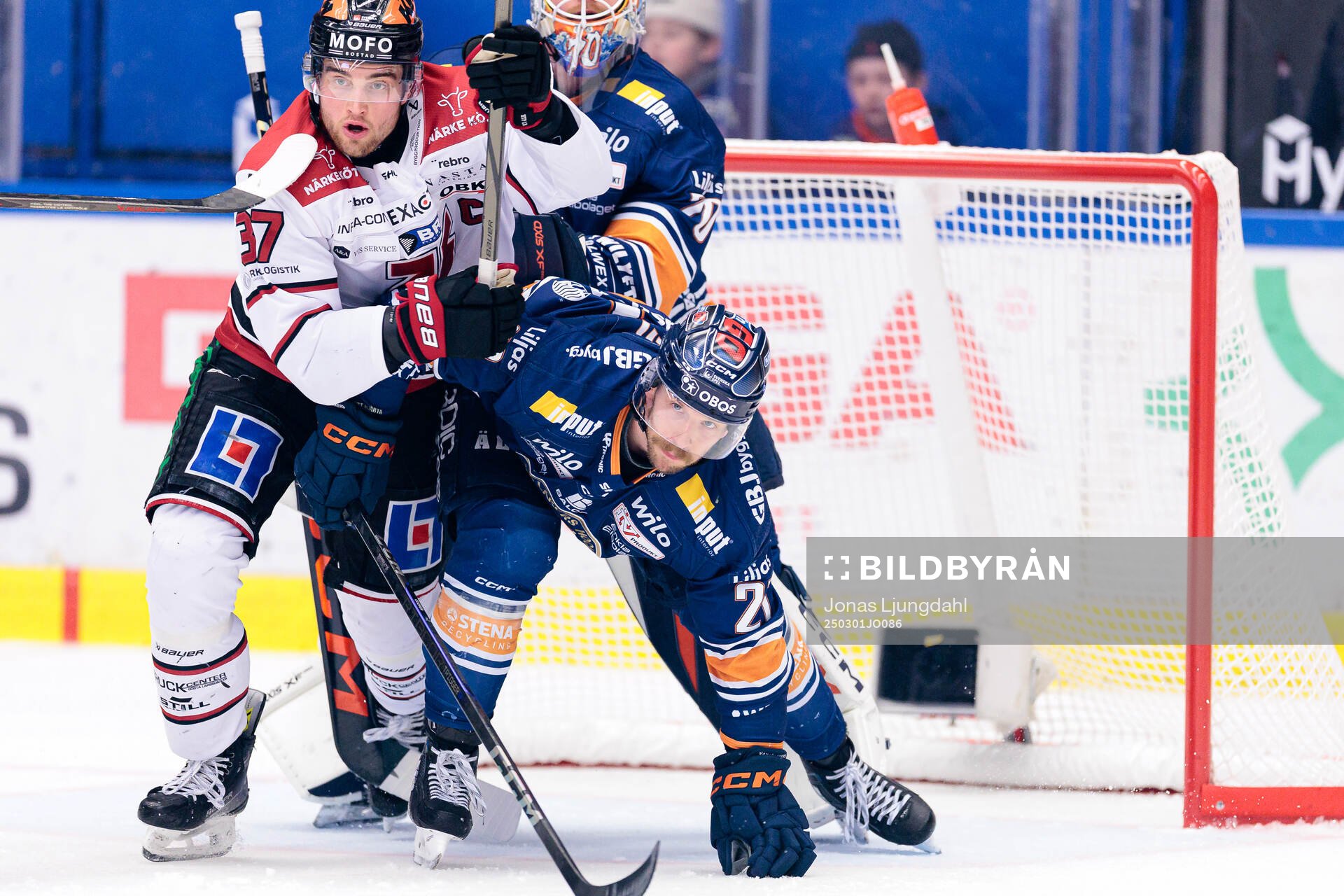 Örebros Glenn Gustafsson och Växjös Brian Cooper