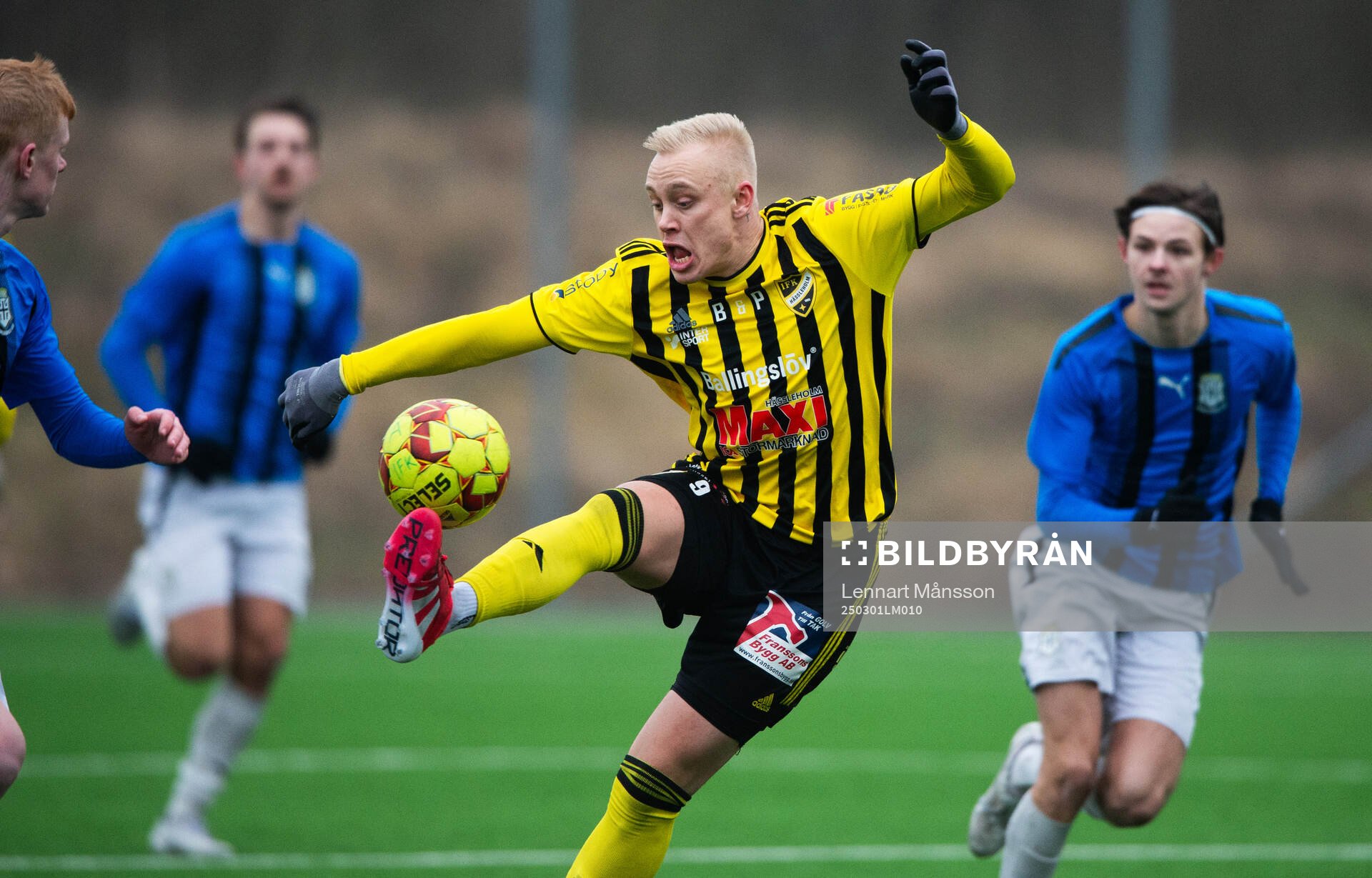 IFK Hässleholms Alexander Sjöström i träningsmatchen