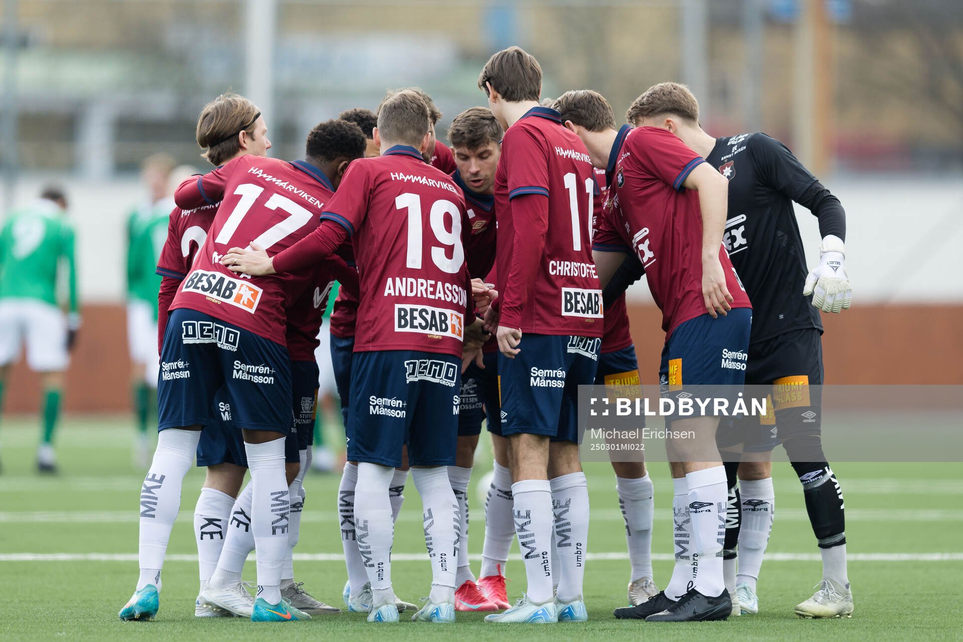 Örgryte spelare samlade