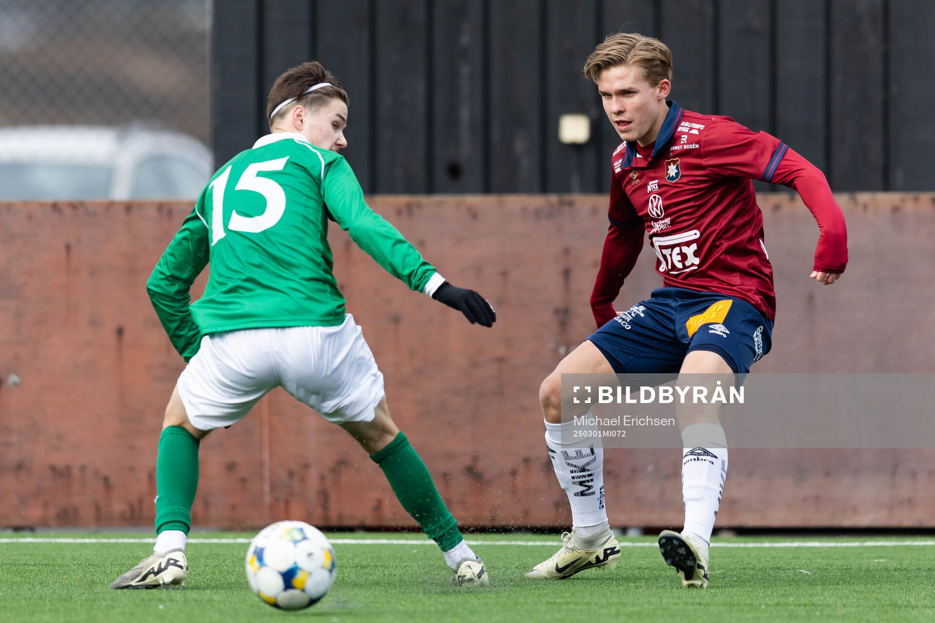 Brages Oliwer Stark och Örgrytes Isak Dahlqvist