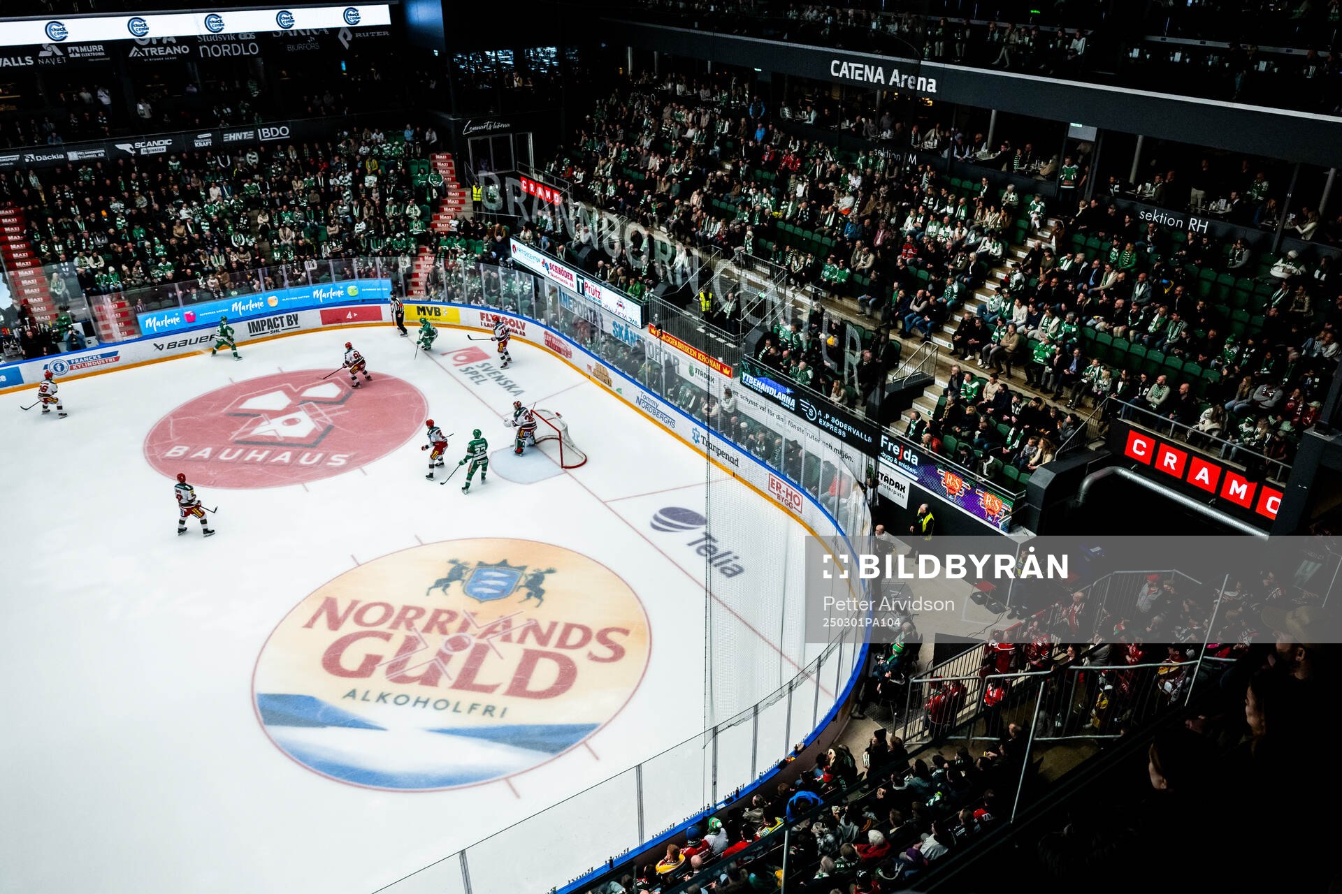 Norrlands Guld reklam i isen