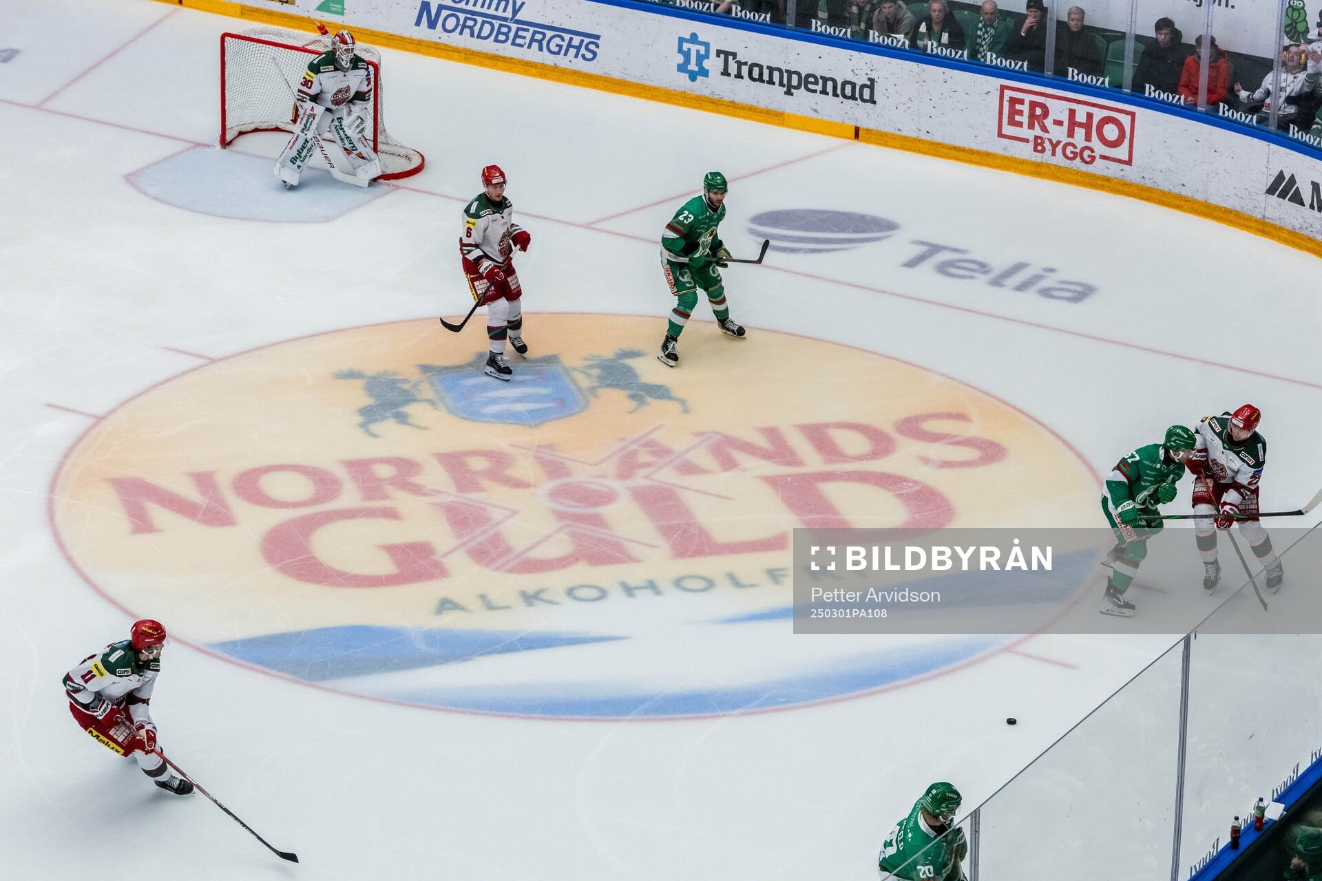 Norrlands Guld reklam i isen
