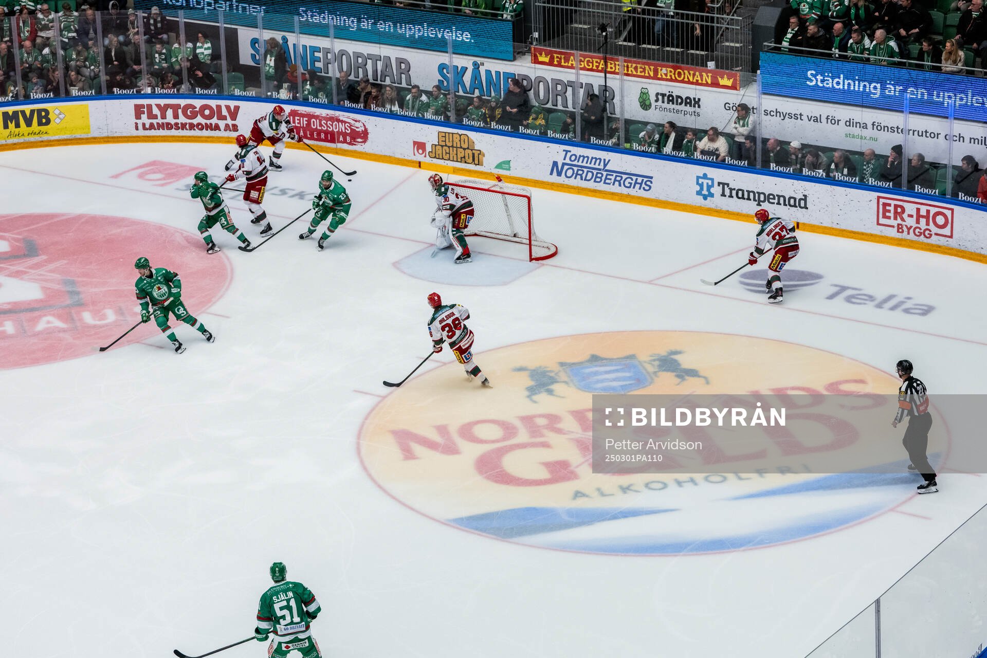Norrlands Guld reklam i isen