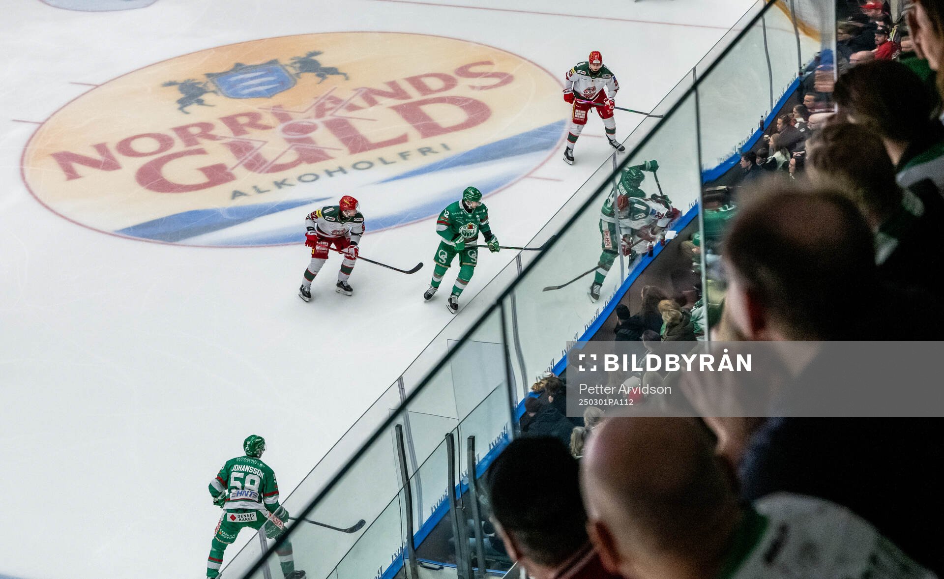 Norrlands Guld reklam i isen