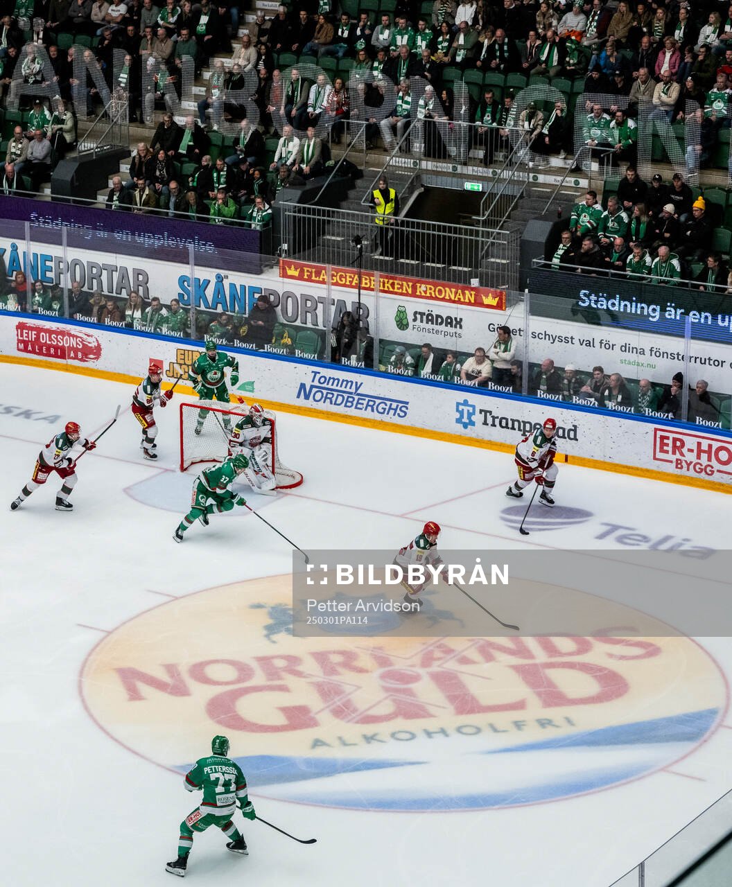Norrlands Guld reklam i isen