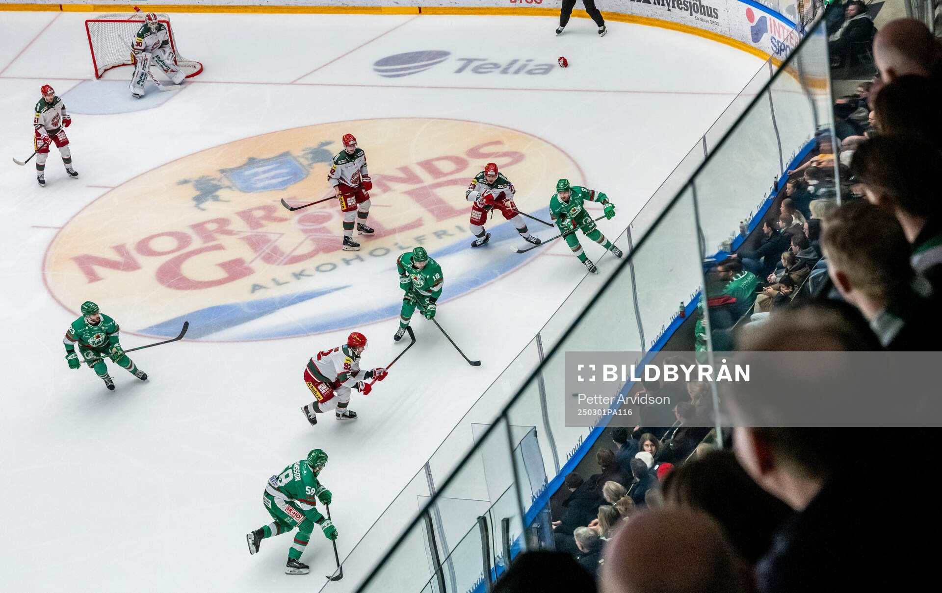 Norrlands Guld reklam i isen