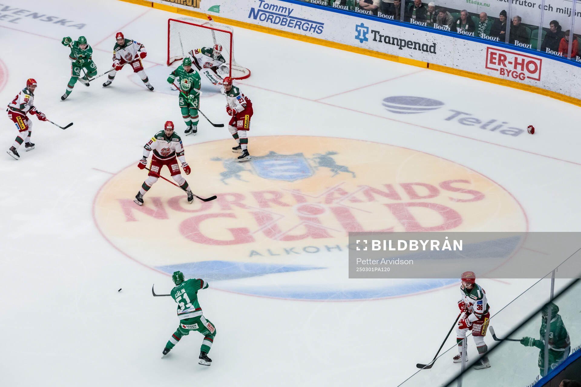 Norrlands Guld reklam i isen