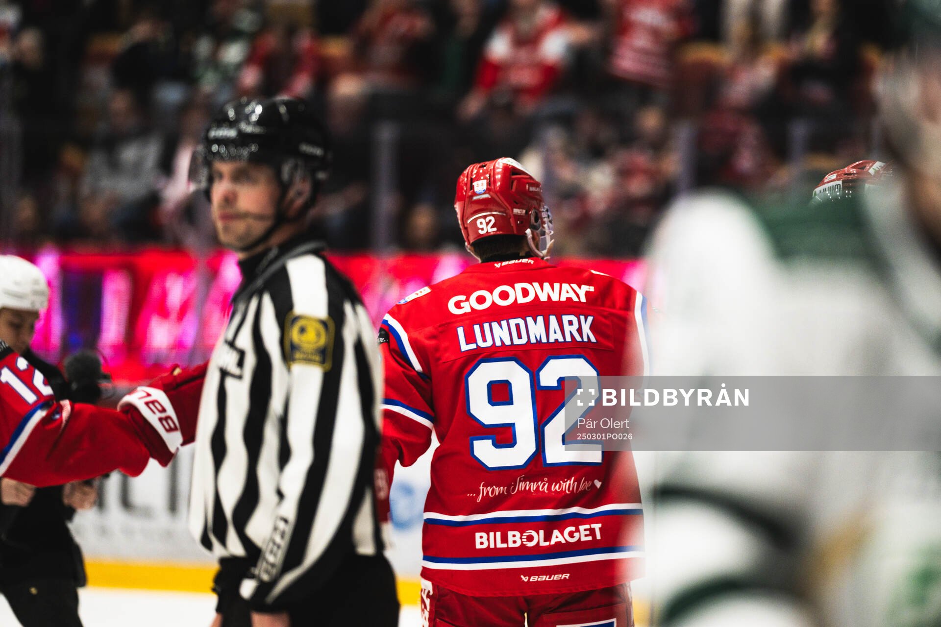 Timrås Anton Lundmark jublar