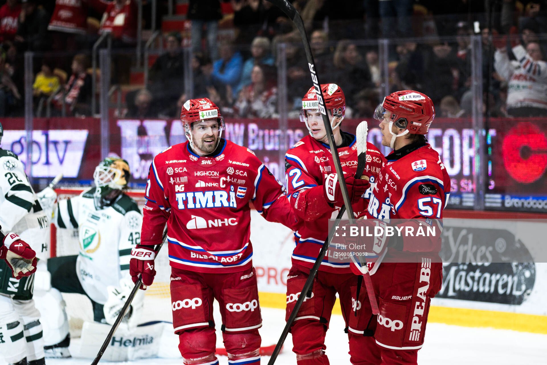 Timrås Anton Wedin, Anton Lander och Erik Walli Walterholm