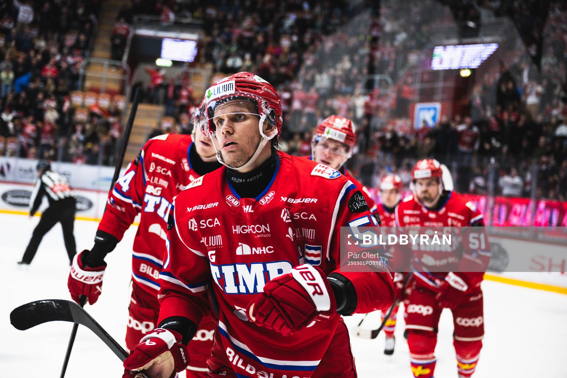 Timrås Anton Wedin jublar