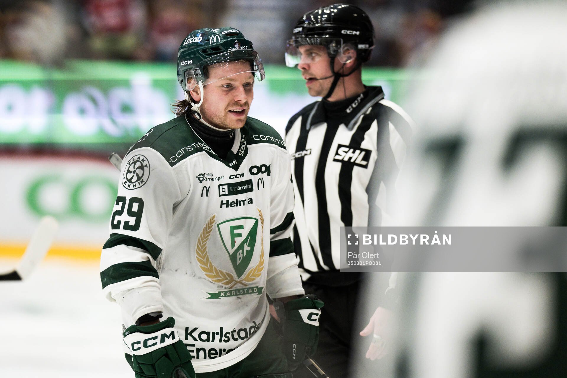 Färjestads Axel Bergkvist och