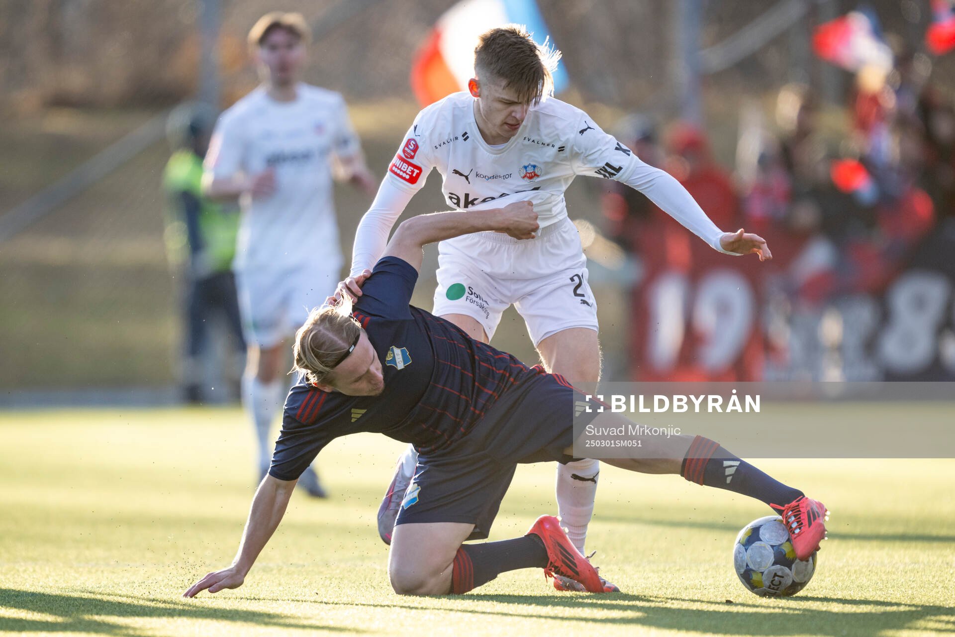 Östers David Seger och Helsingborgs Adrian Svanbäck