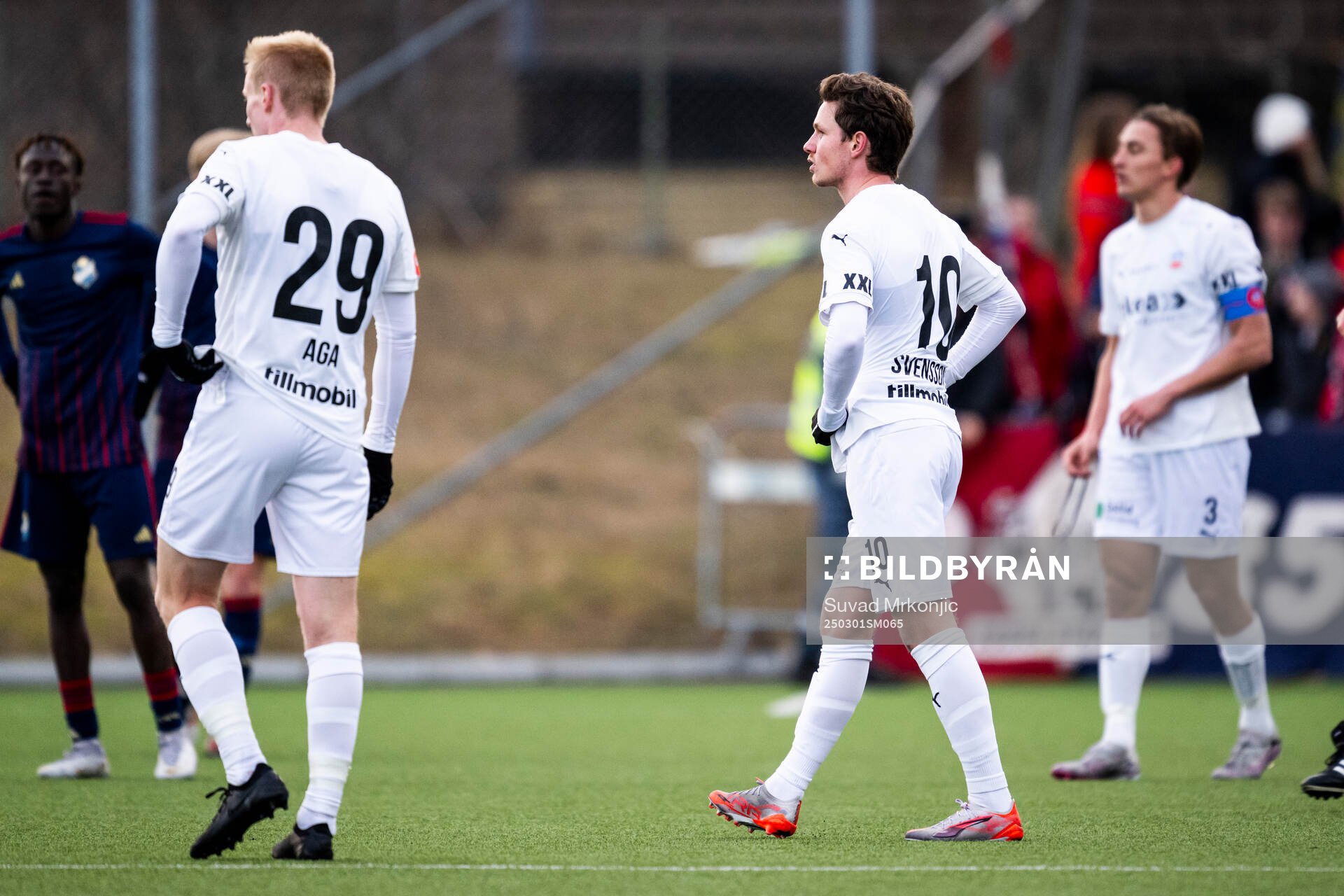 Helsingborgs Oscar Aga, Max Svensson och Wilhelm Nilsson