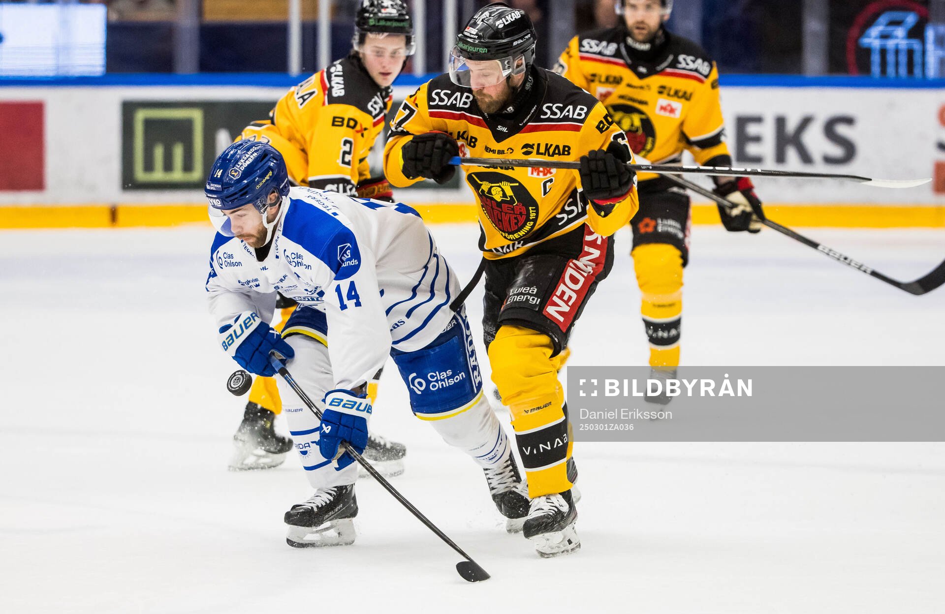 Leksands Oskar Lang och Luleås Linus Omark