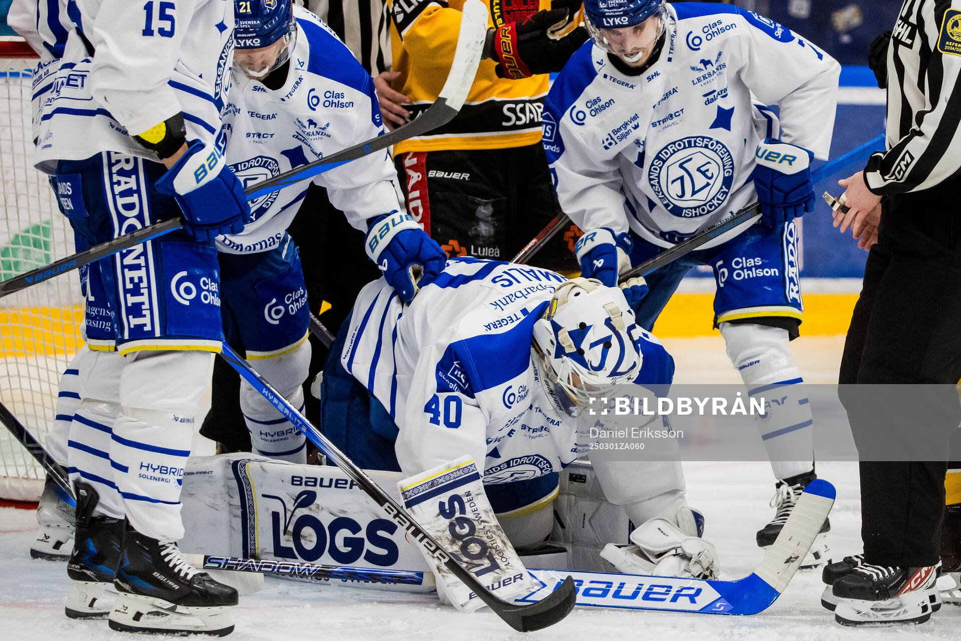 Leksands målvakt Mantas Armalis