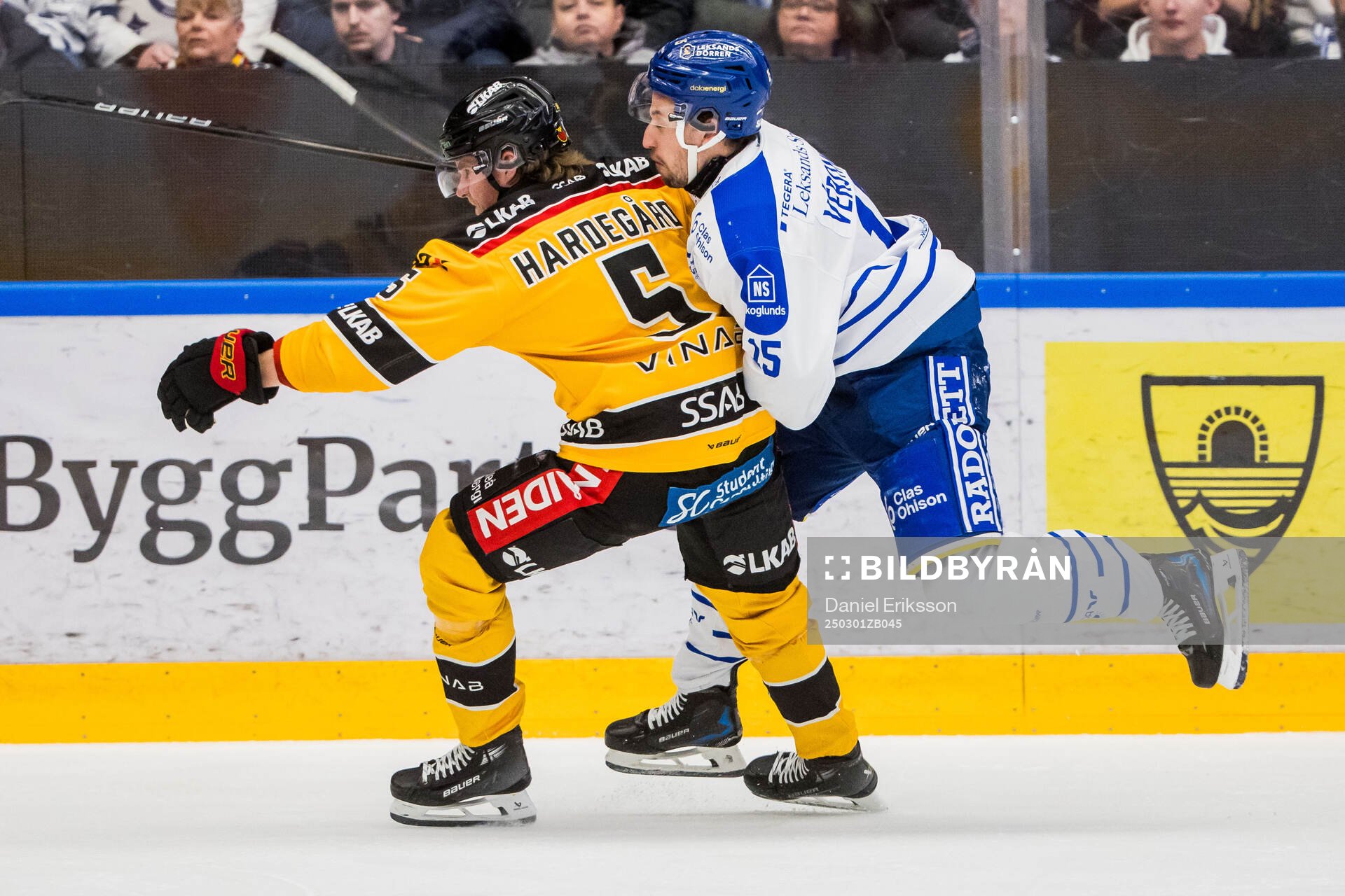 Luleås Marcus Hardegård och Leksands Max Veronneau